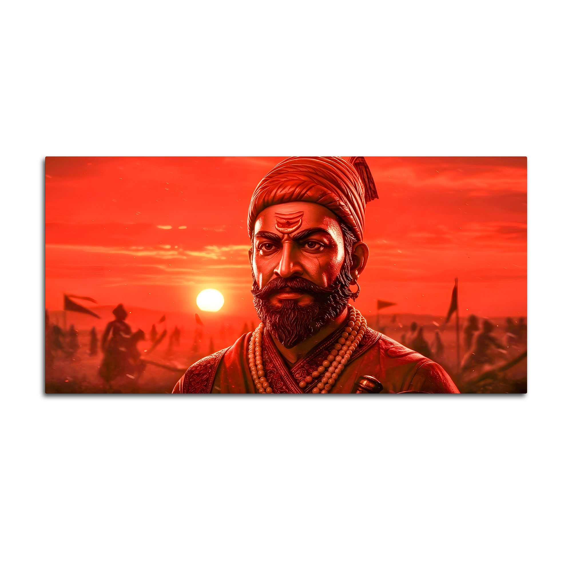 Royal Shivaji Maharaj Indian Wall Art Painting