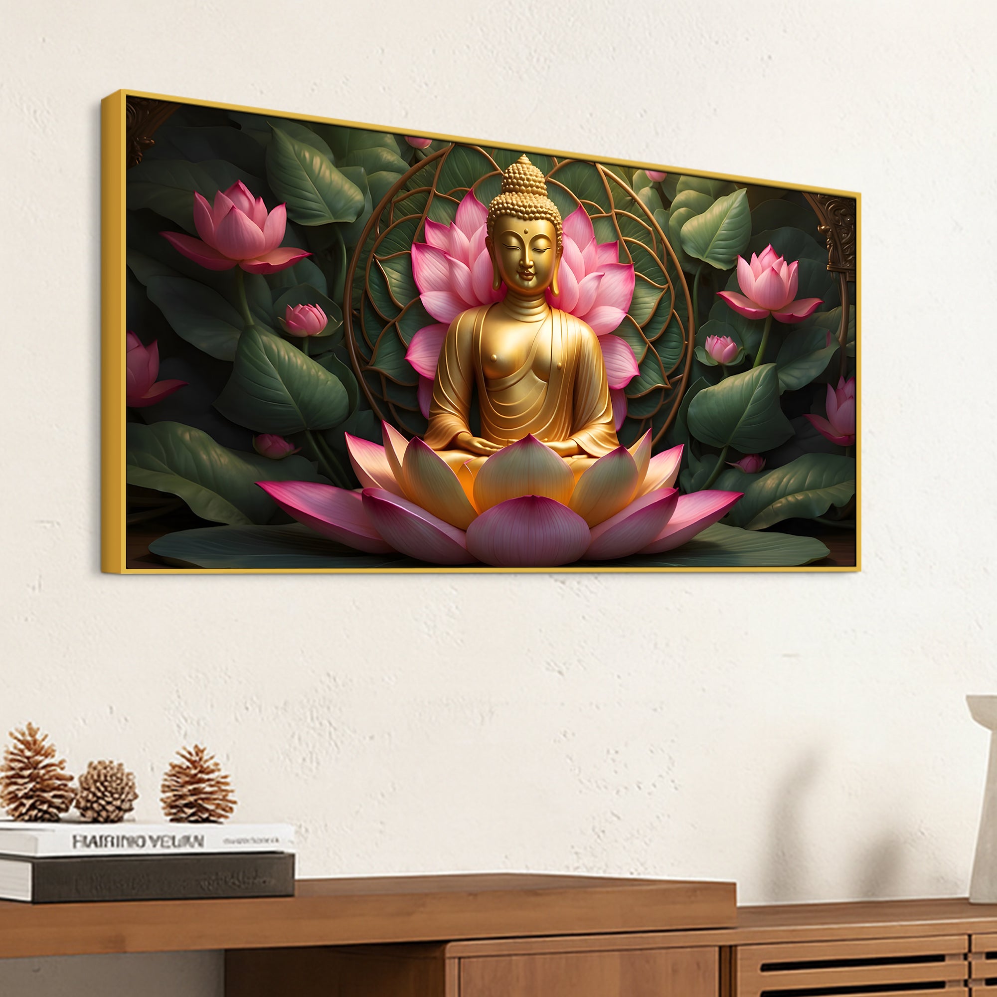 Sacred Gautam Buddha Painting for Home Decoration