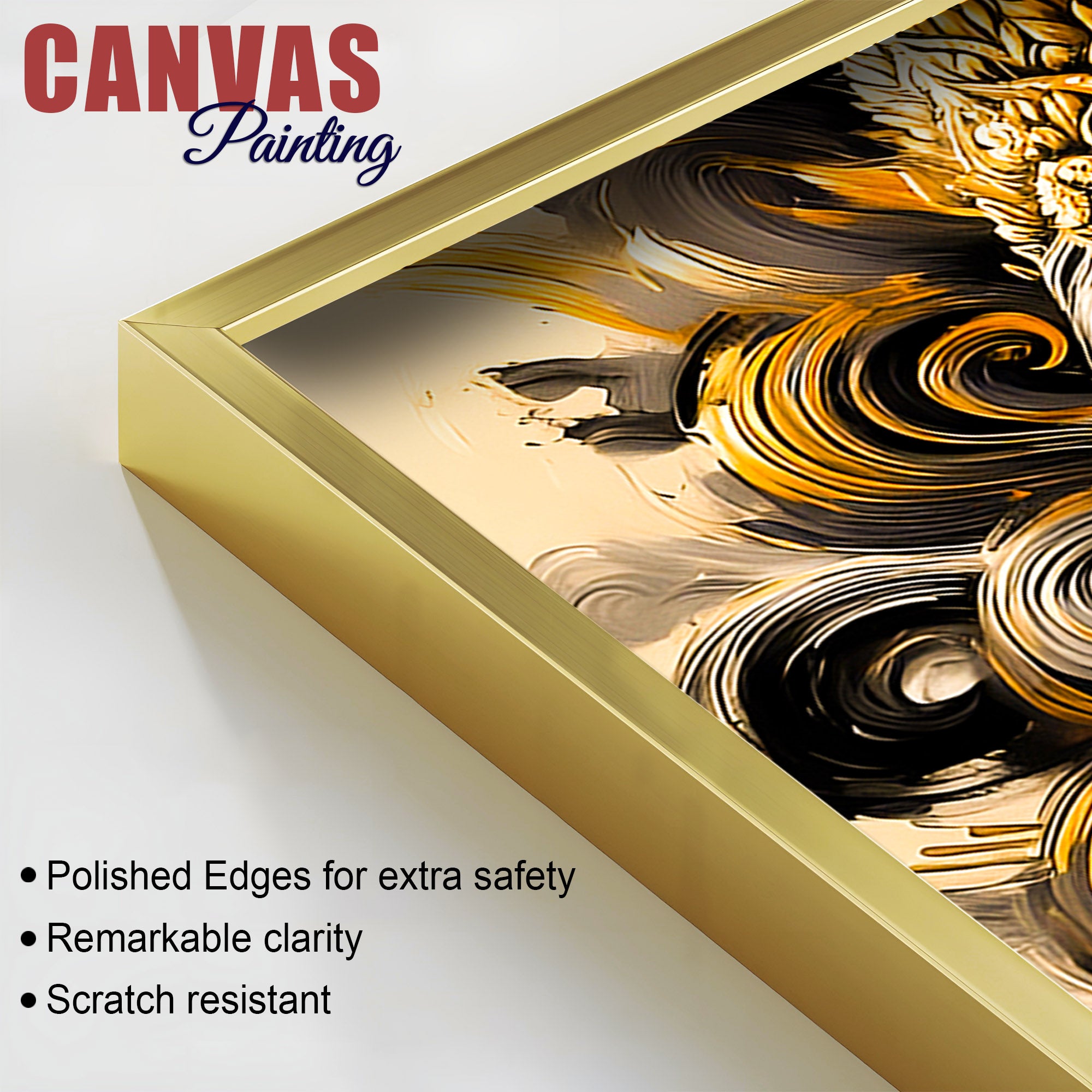 Sacred Indian Goddess Monochrome Art Wall Painting