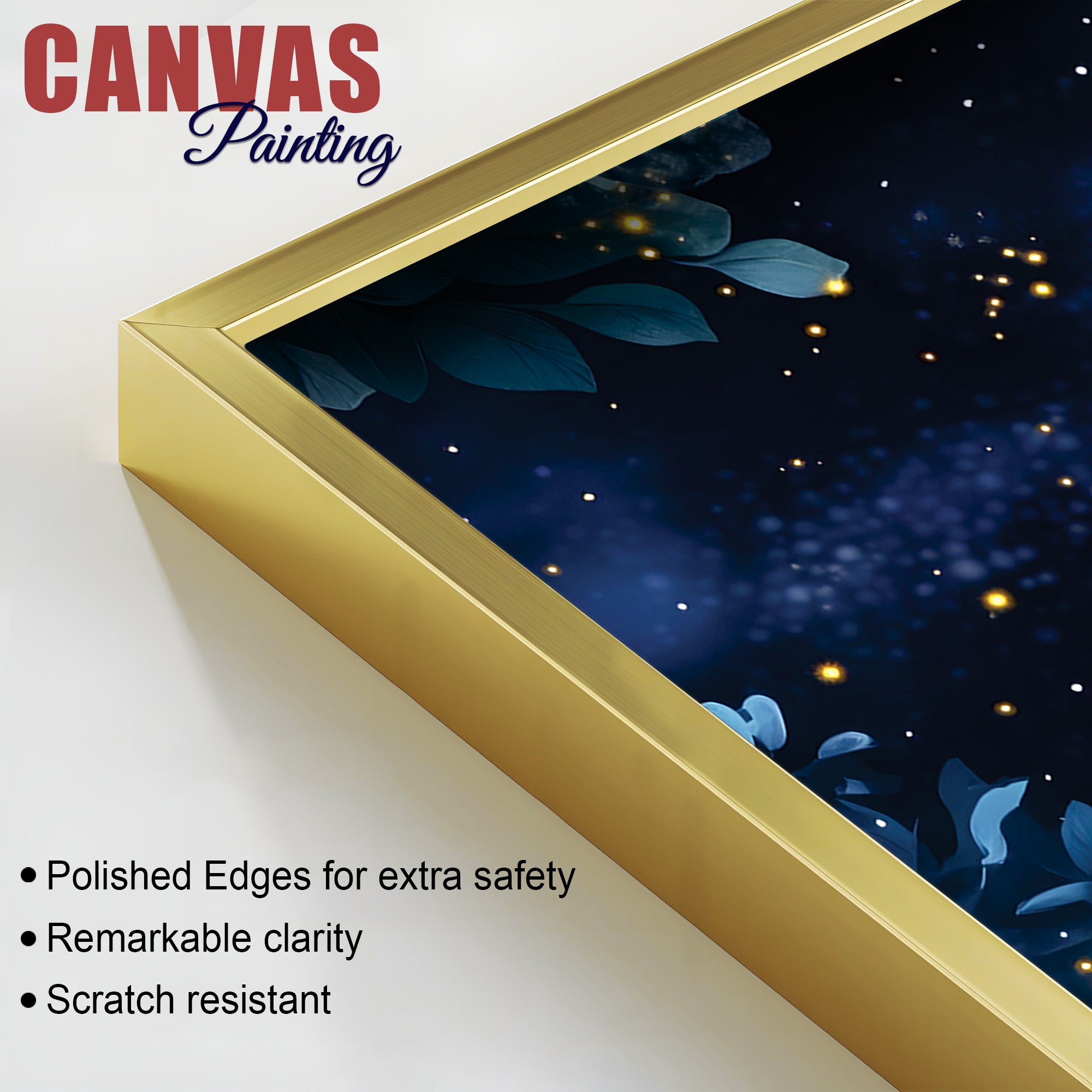 Sacred Lord Shri Ganesh Maditating Canvas Wall Painting – Divine Wall Art for Home & Office Spaces