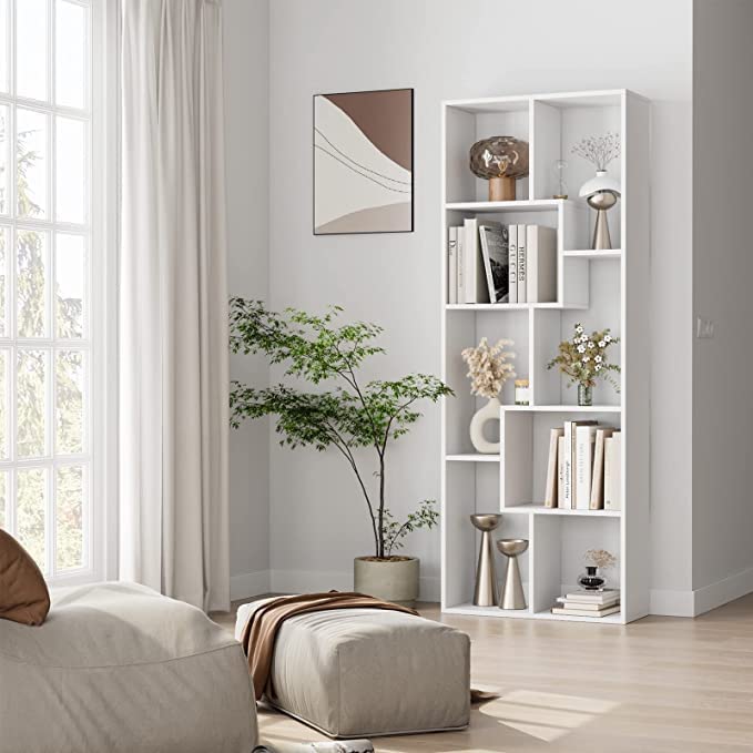 Scandinavian Style White Storage Shelf