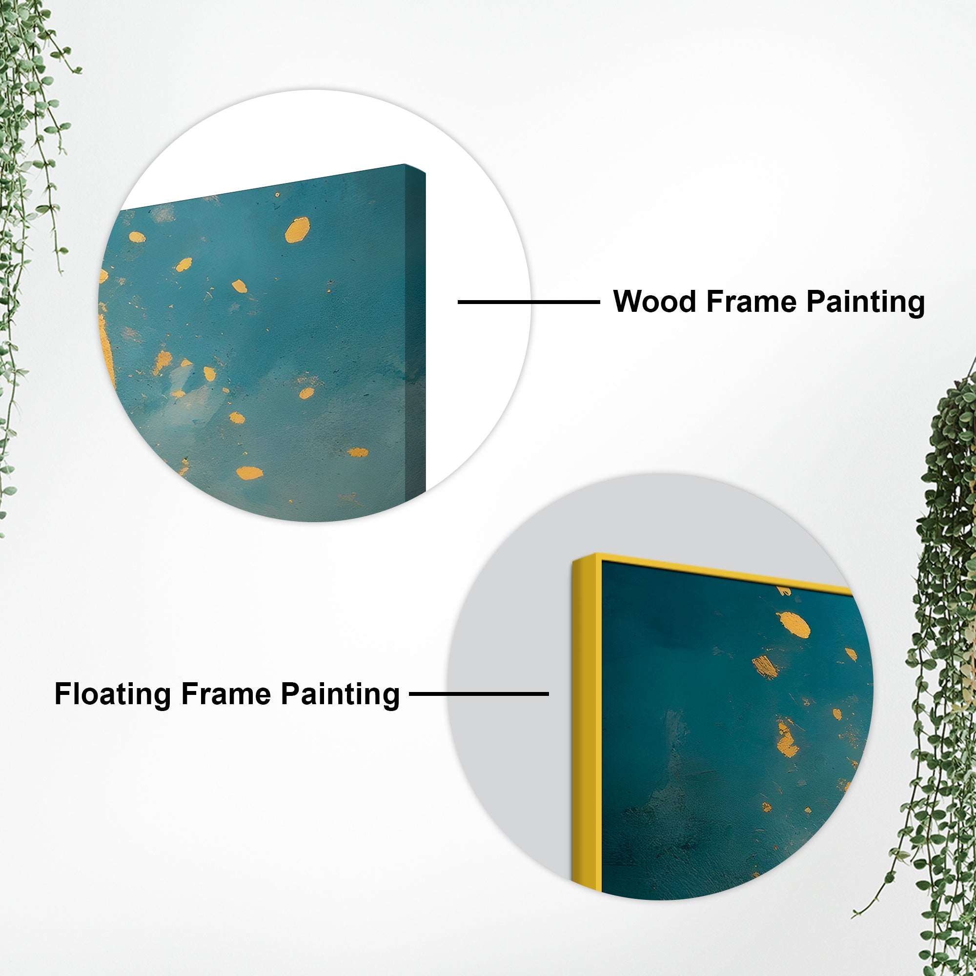 Serene Lord Shri Ganesh Sitted Peacefully in Meditation Creative Canvas Wall Painting for Home & Office Decor – Modern Devotional Wall Art