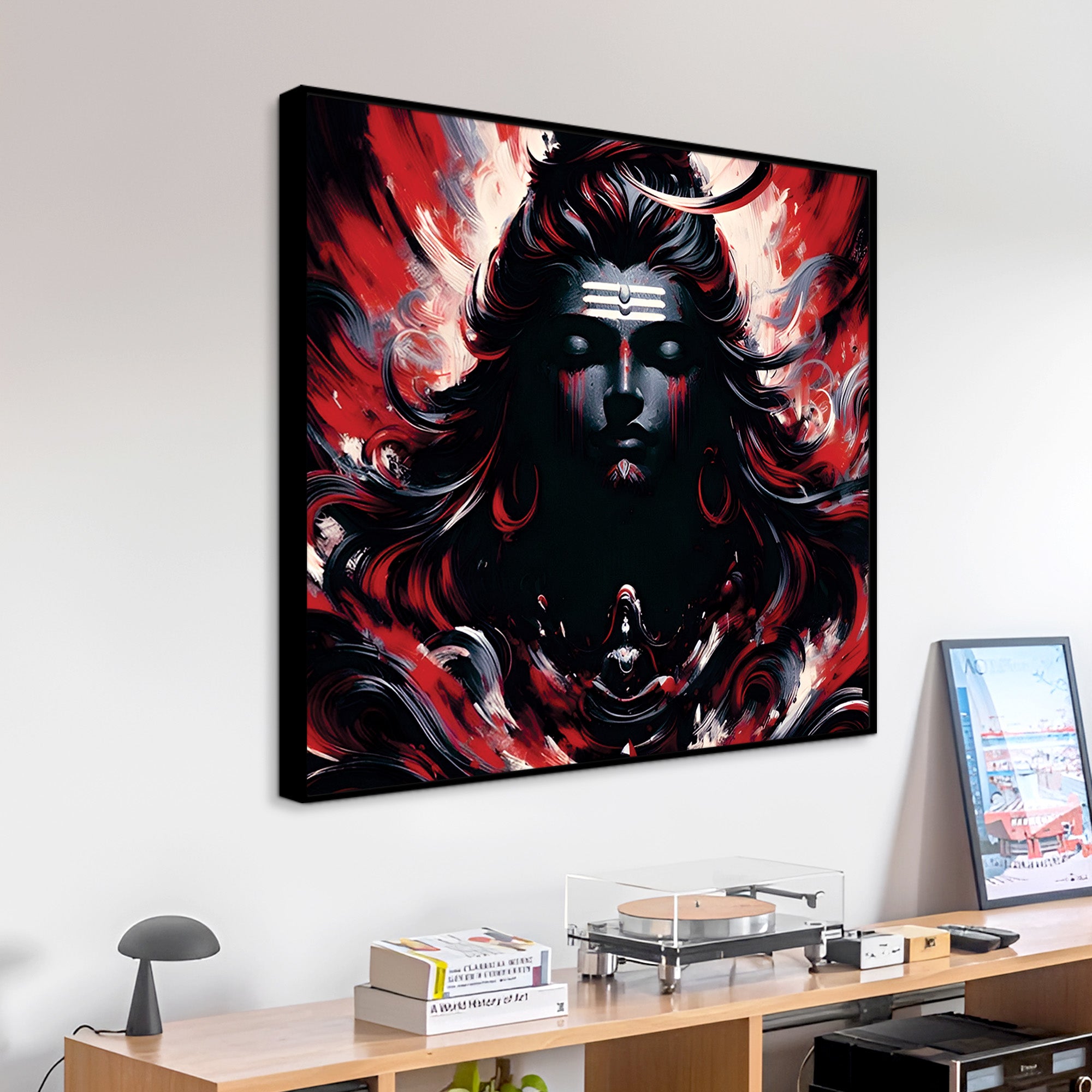 Shiv Ji Aura Canvas Painting