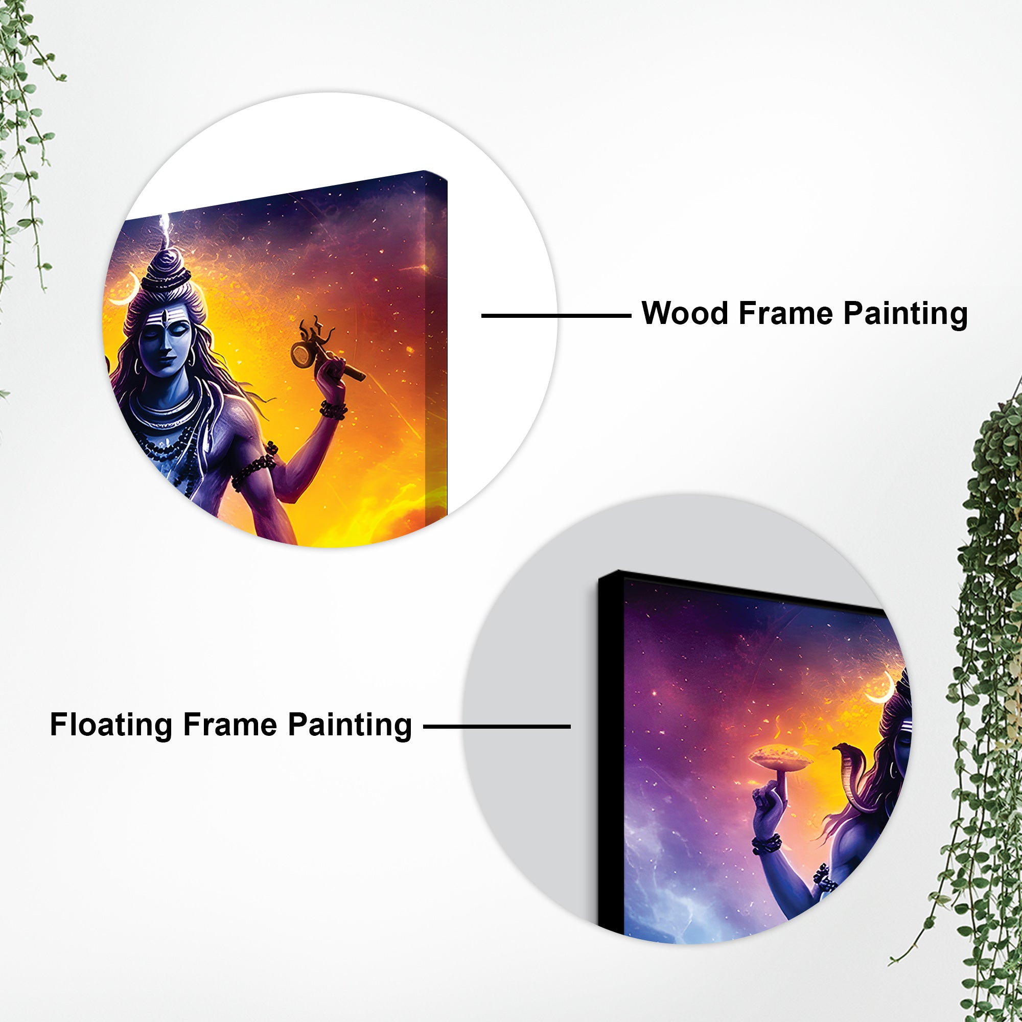 Shiv Ji Blessing Aura Painting