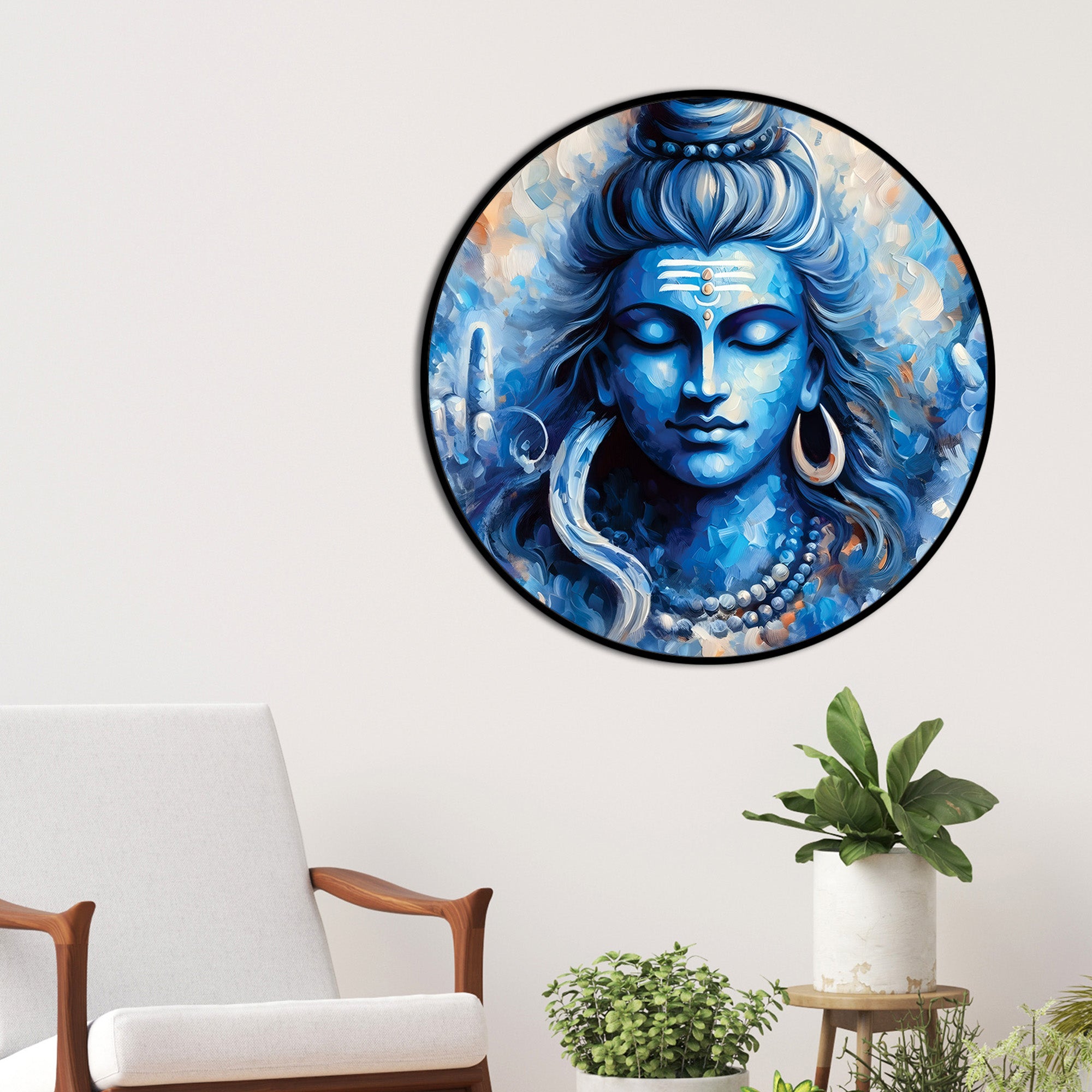 shiv-ji-blue-aura-round-art-modern-hindu-wall-decor