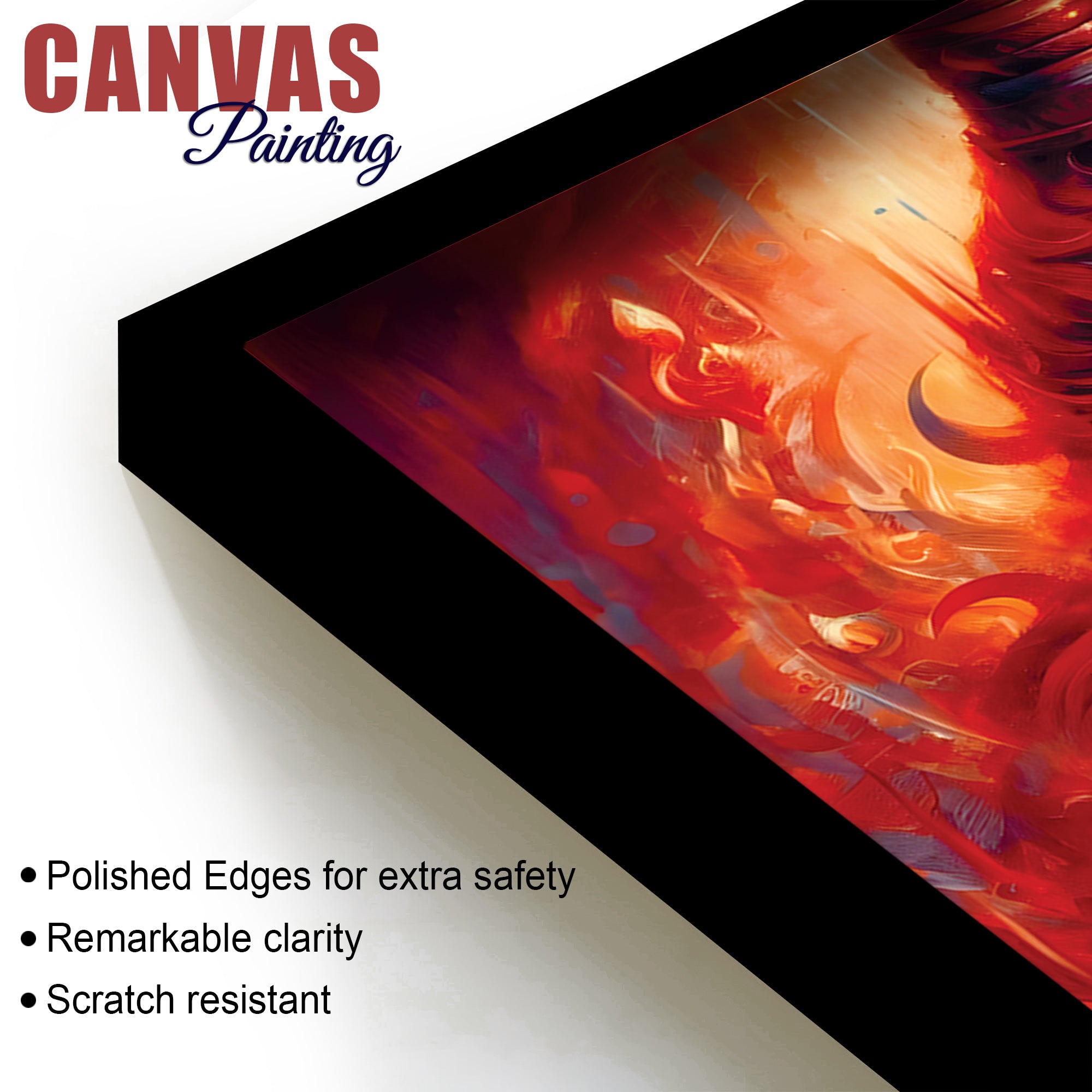 Shiv Ji Vibrant Canvas Frame Spiritual Painting Home Wall Decoration