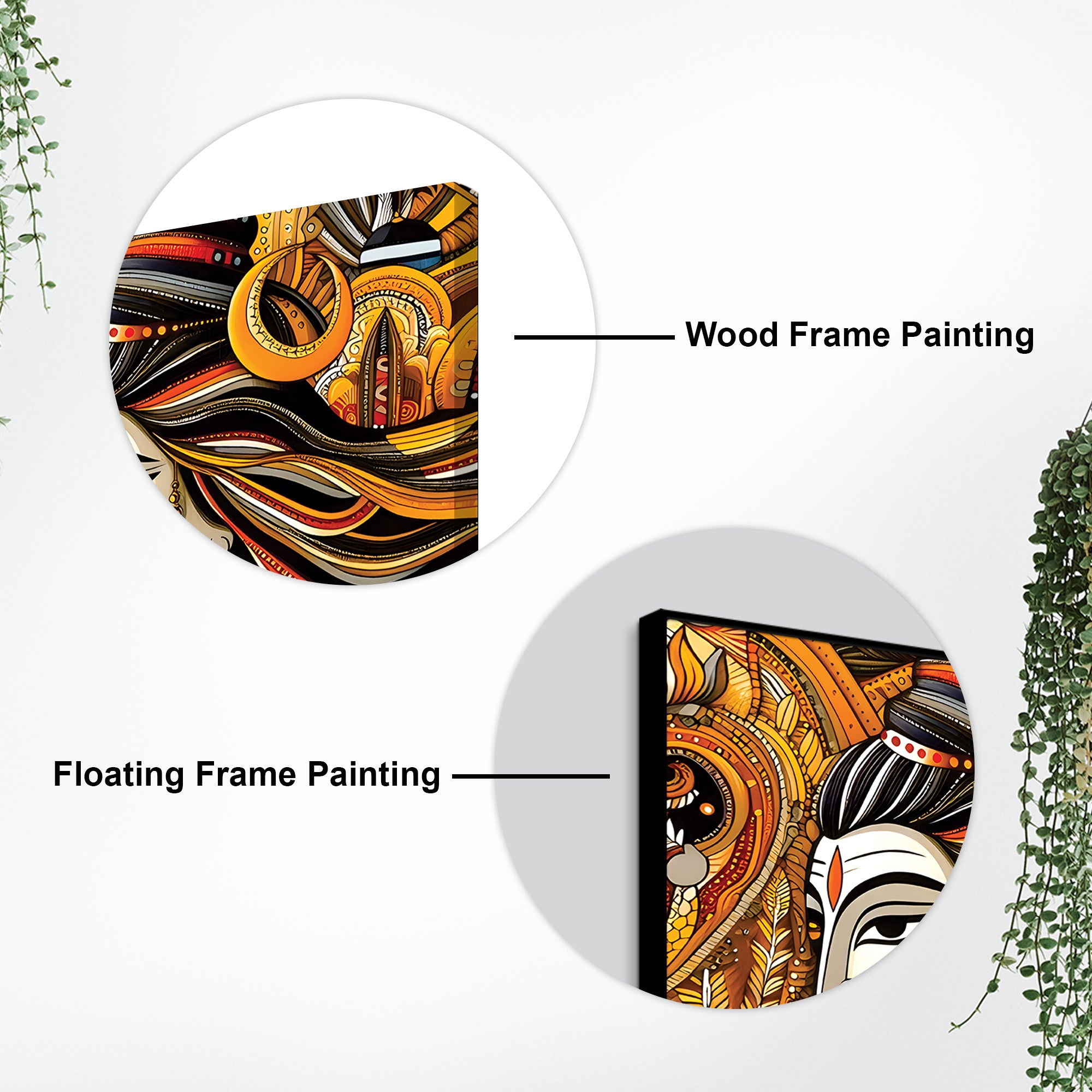 Shiva Trishul Divine Canvas Mahadev Wall Decoration Art Painting