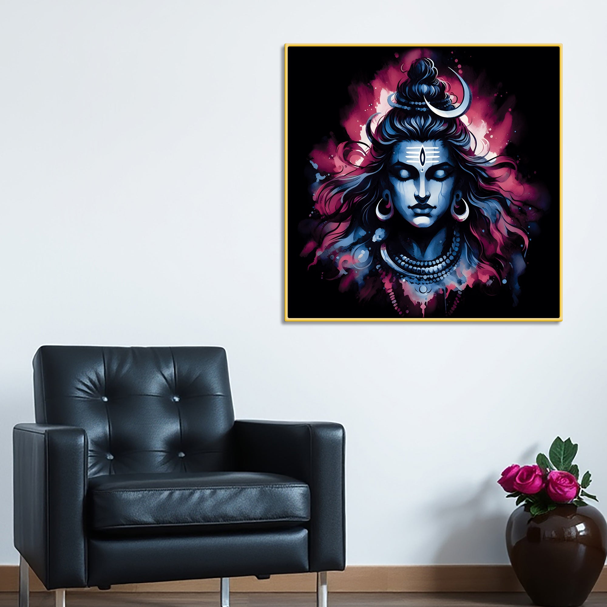 shiva-trishul-spiritual-canvas-mahadev-home-decor-golden-frame-painting