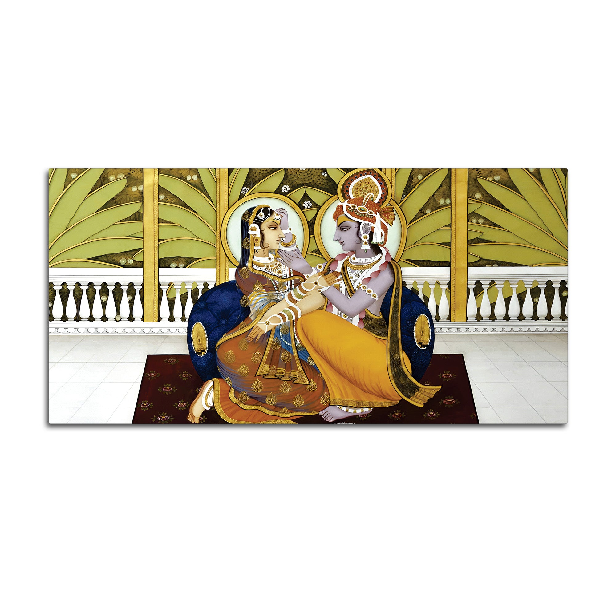 Shrinathji Krishna Premium Pichwai Wall Decor Painting