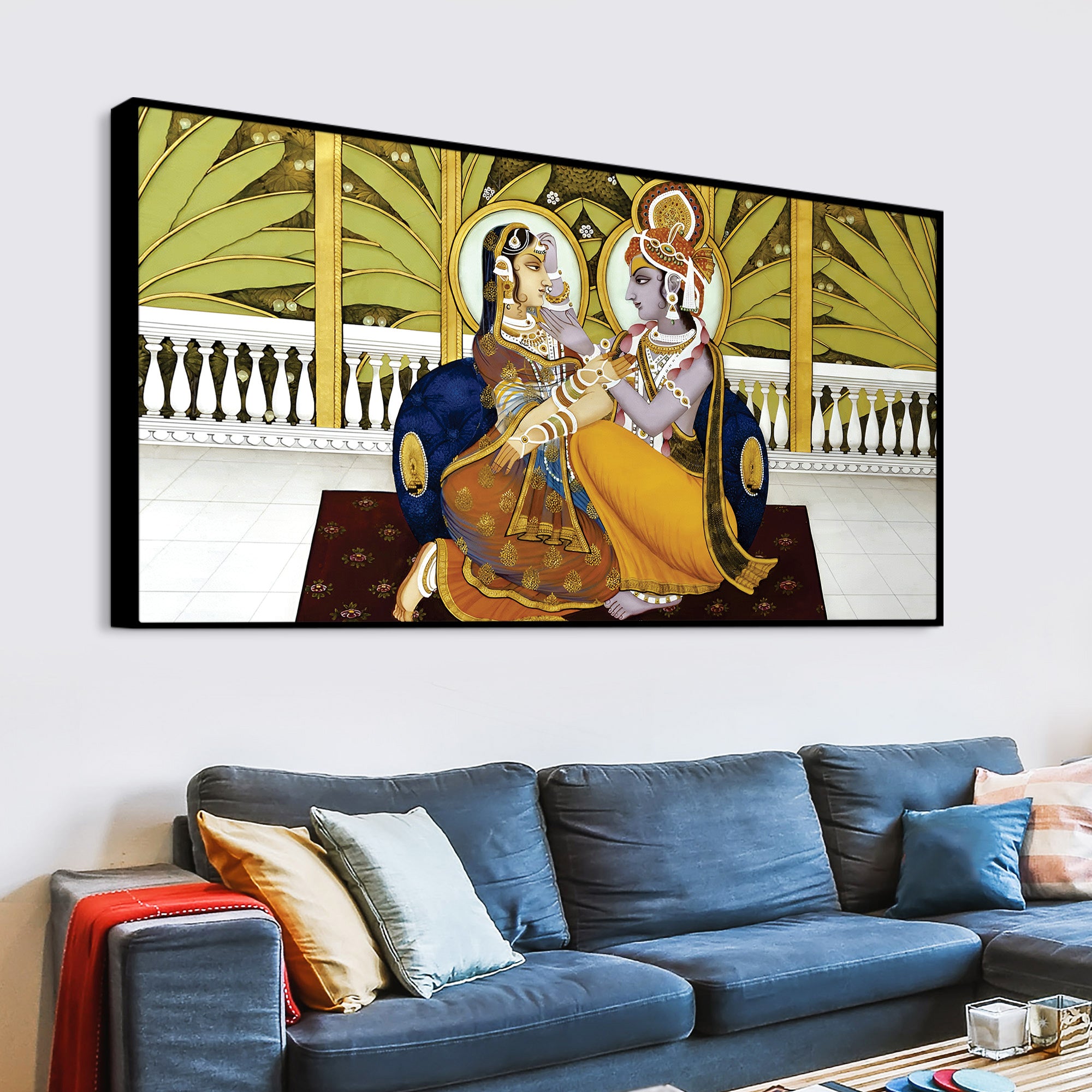 Shrinathji Krishna Premium Pichwai Wall Decor Painting