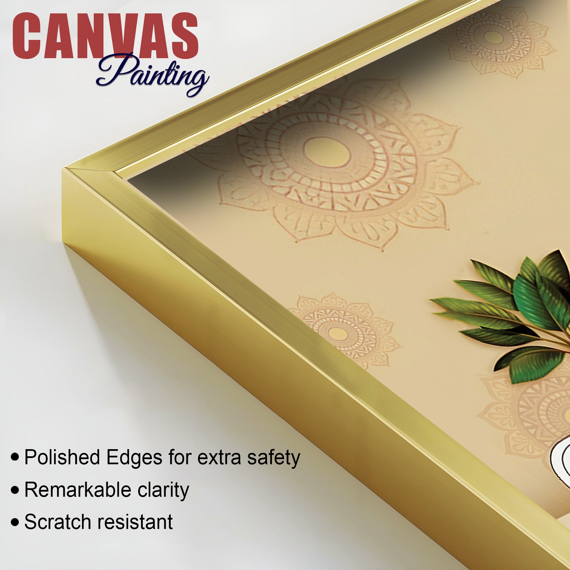 Shrinathji Mukharavind Pichwai Religious Wall Painting