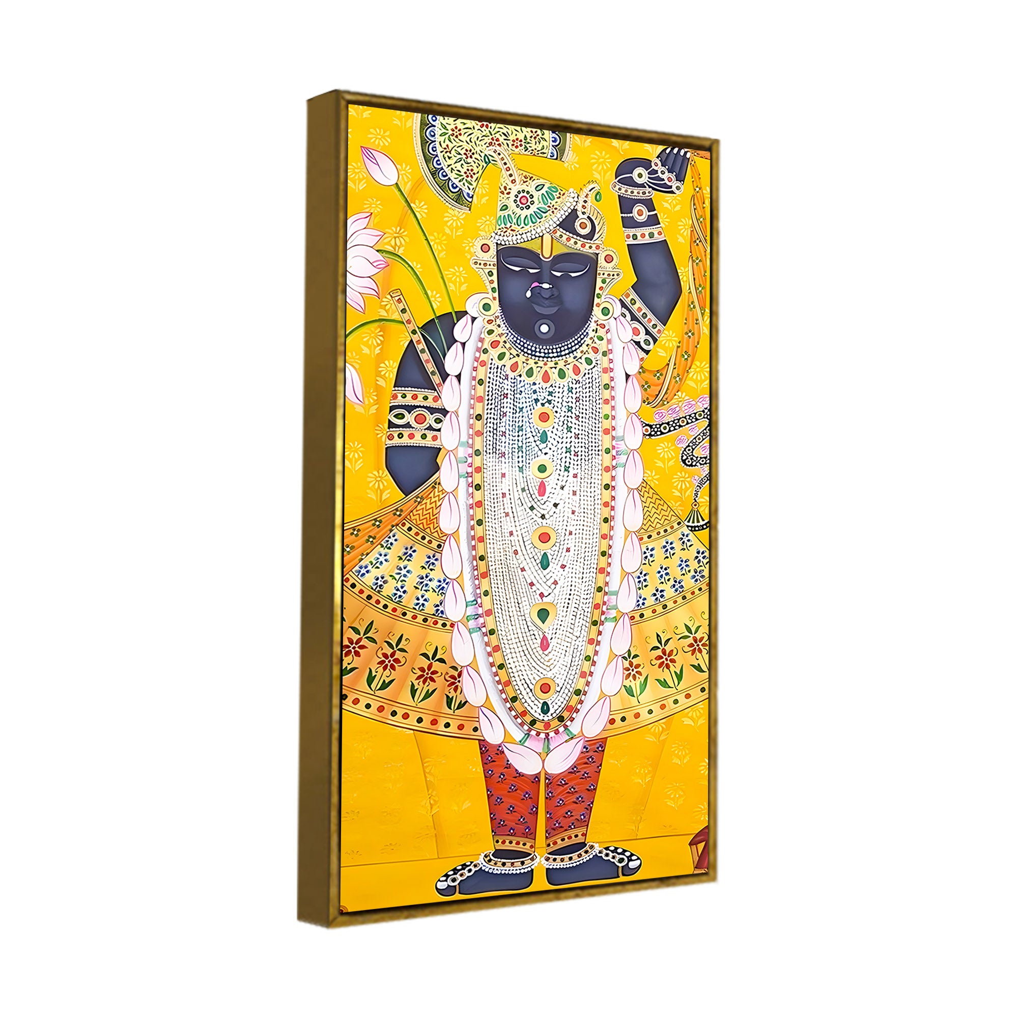 Shrinathji Pichwai Canvas Painting | Nathdwara Wall Decor for Living Room