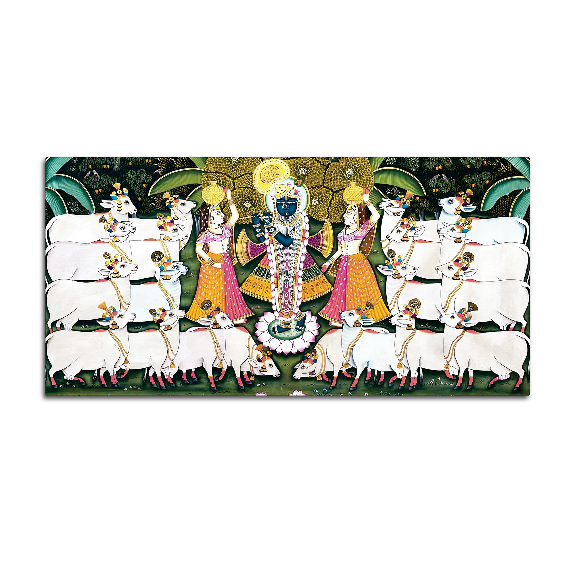 Shrinathji Pichwai Wall Art Canvas Wall Painting