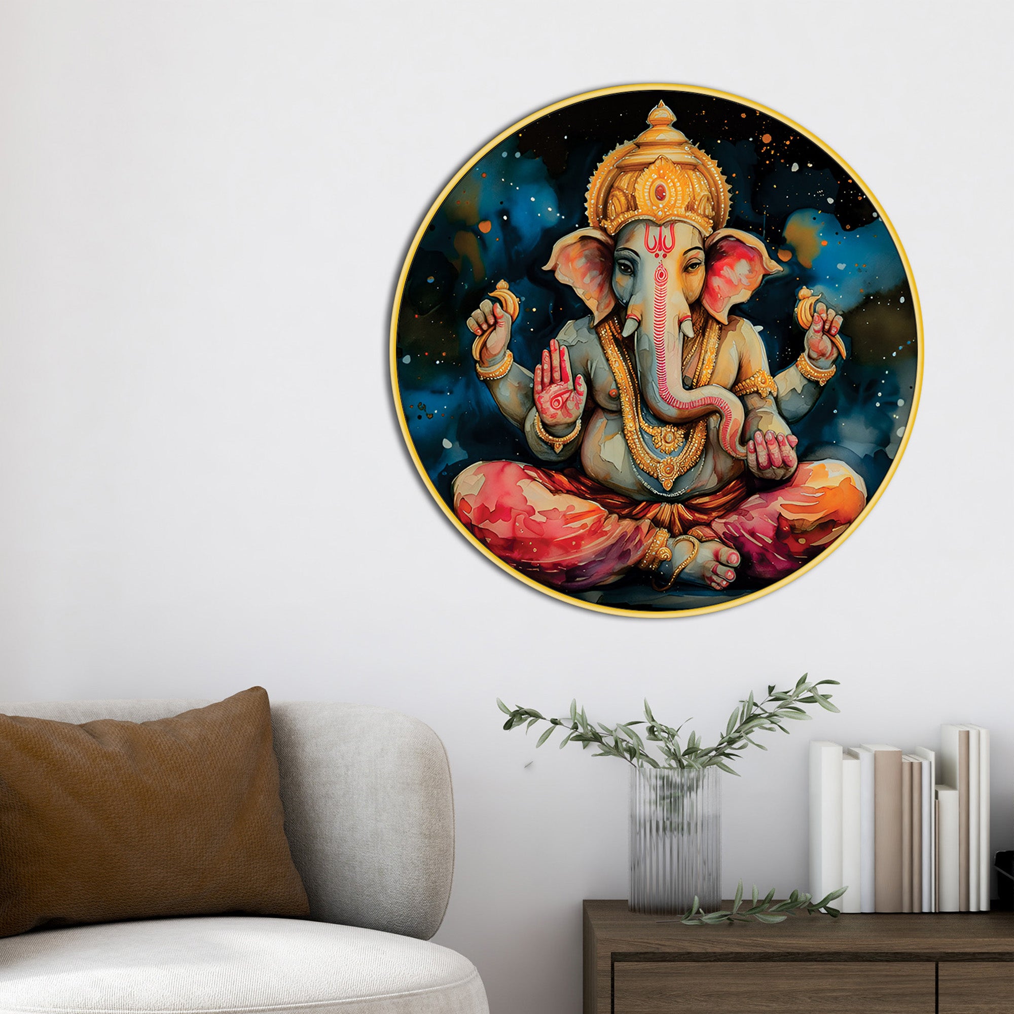 Simple Ganpati Painting