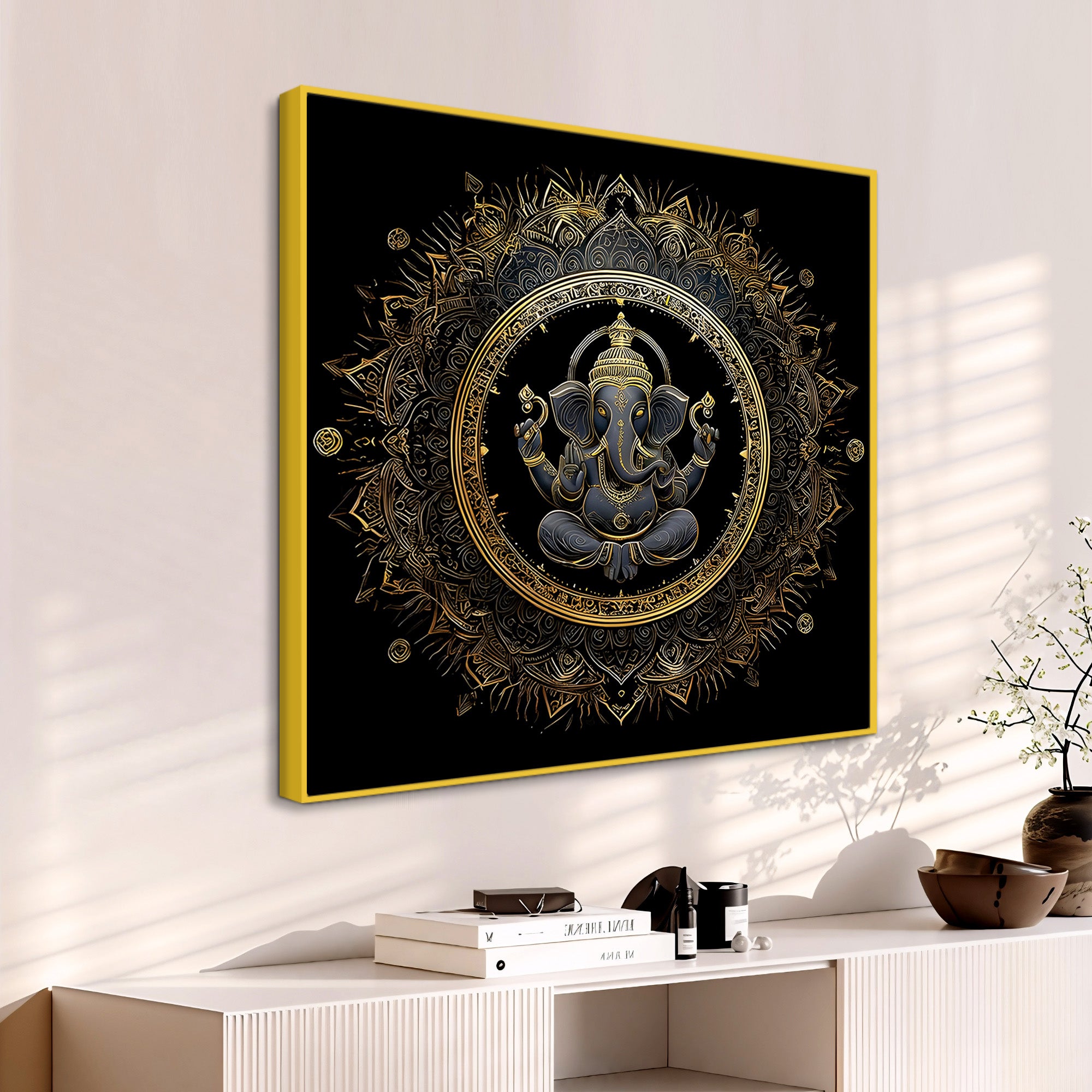 Spiritual Bappa Ji Home Decor Painting for Living Space