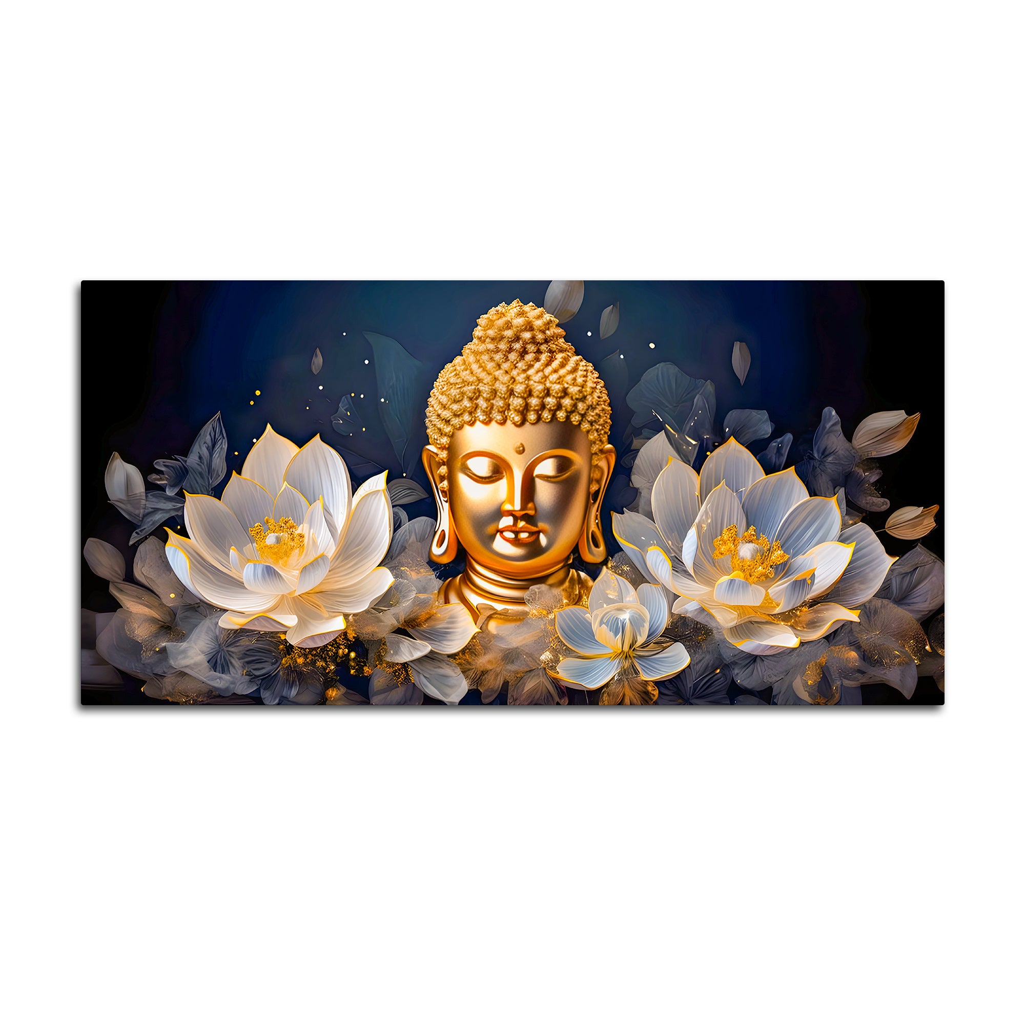 Spiritual Buddha Canvas Wall Art for Bedroom & Living Room