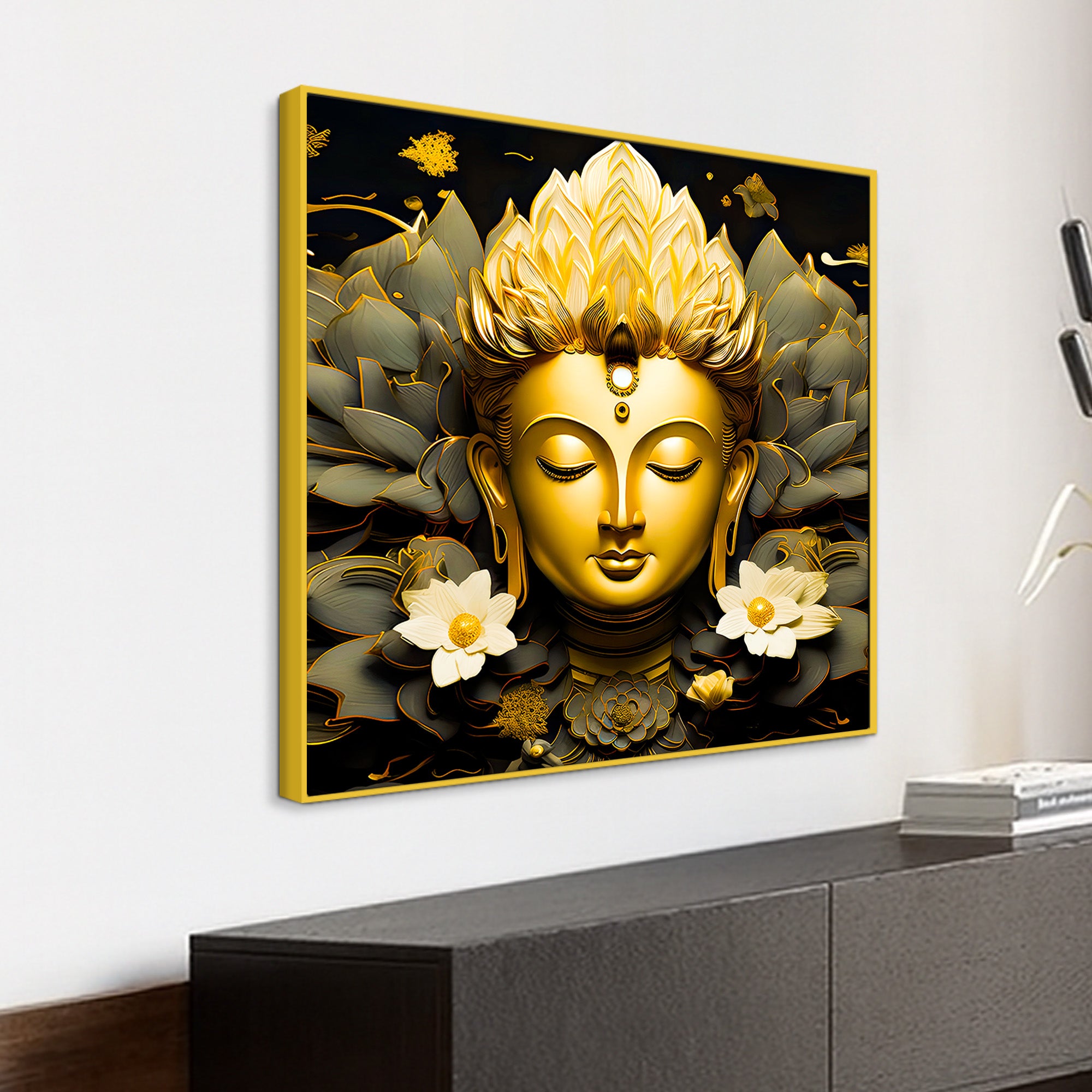 Spiritual Buddha Painting for Calm Living Spaces