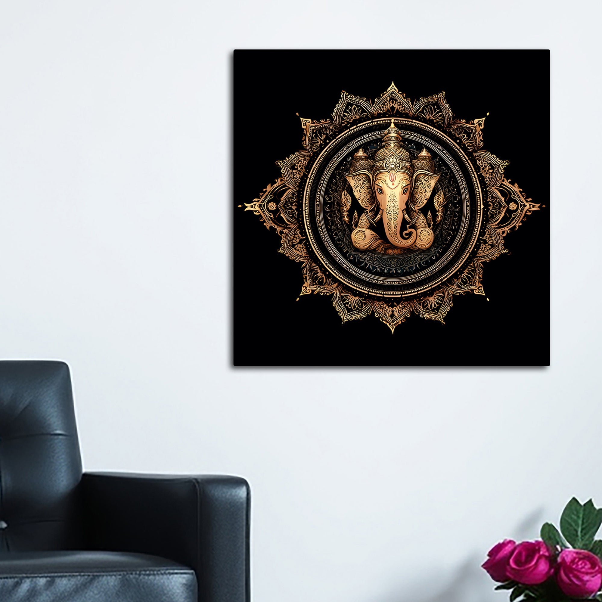 Spiritual Ganesha Home & Temple Decoration Painting