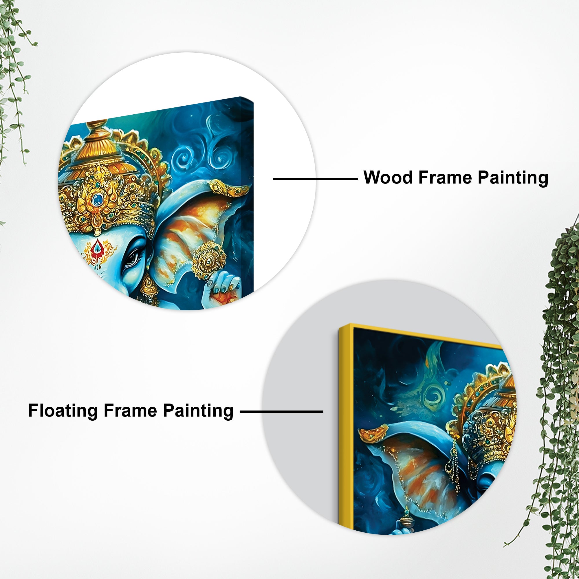 Spiritual Ganesha Wall Décor Painting