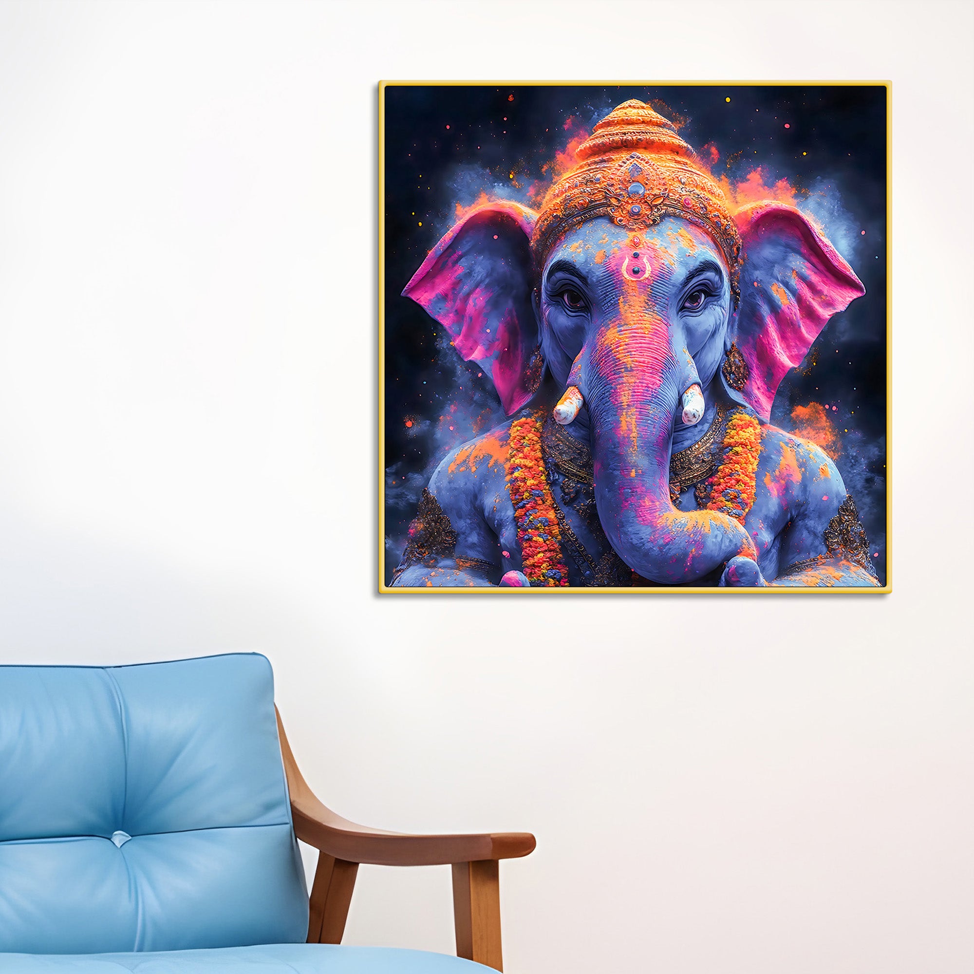 spiritual-ganpati-bappa-wall-painting