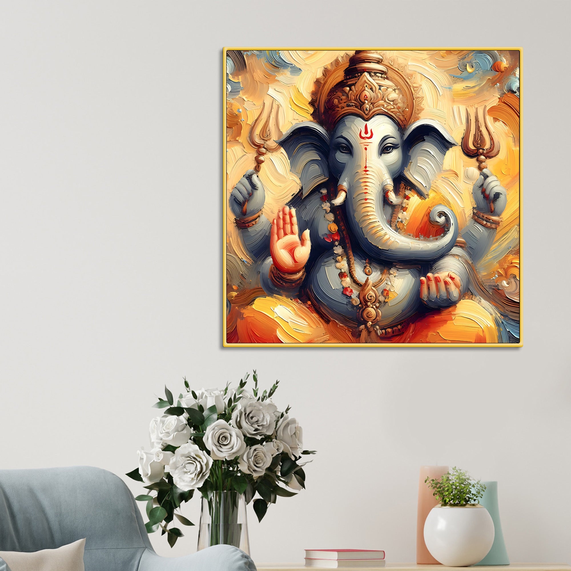 Spiritual Ganpati Home & Office Painting
