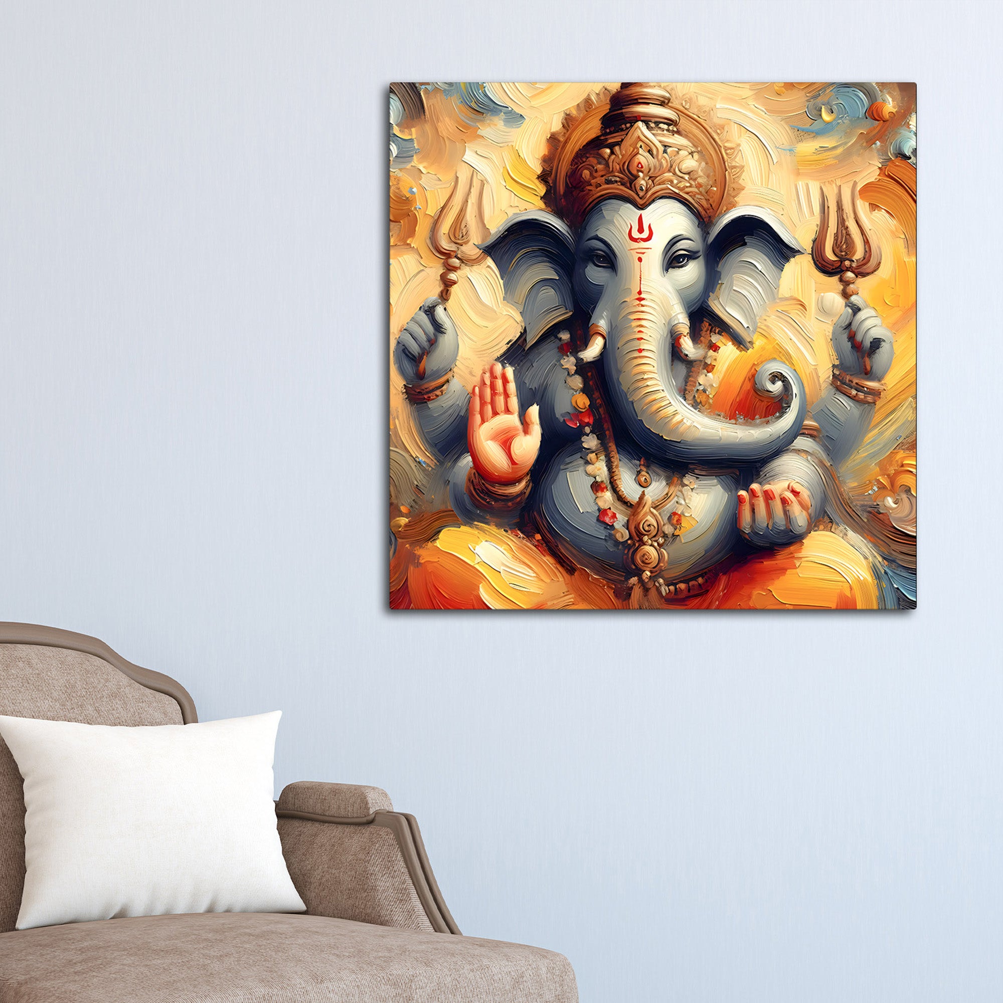 Spiritual Ganpati Home & Office Painting