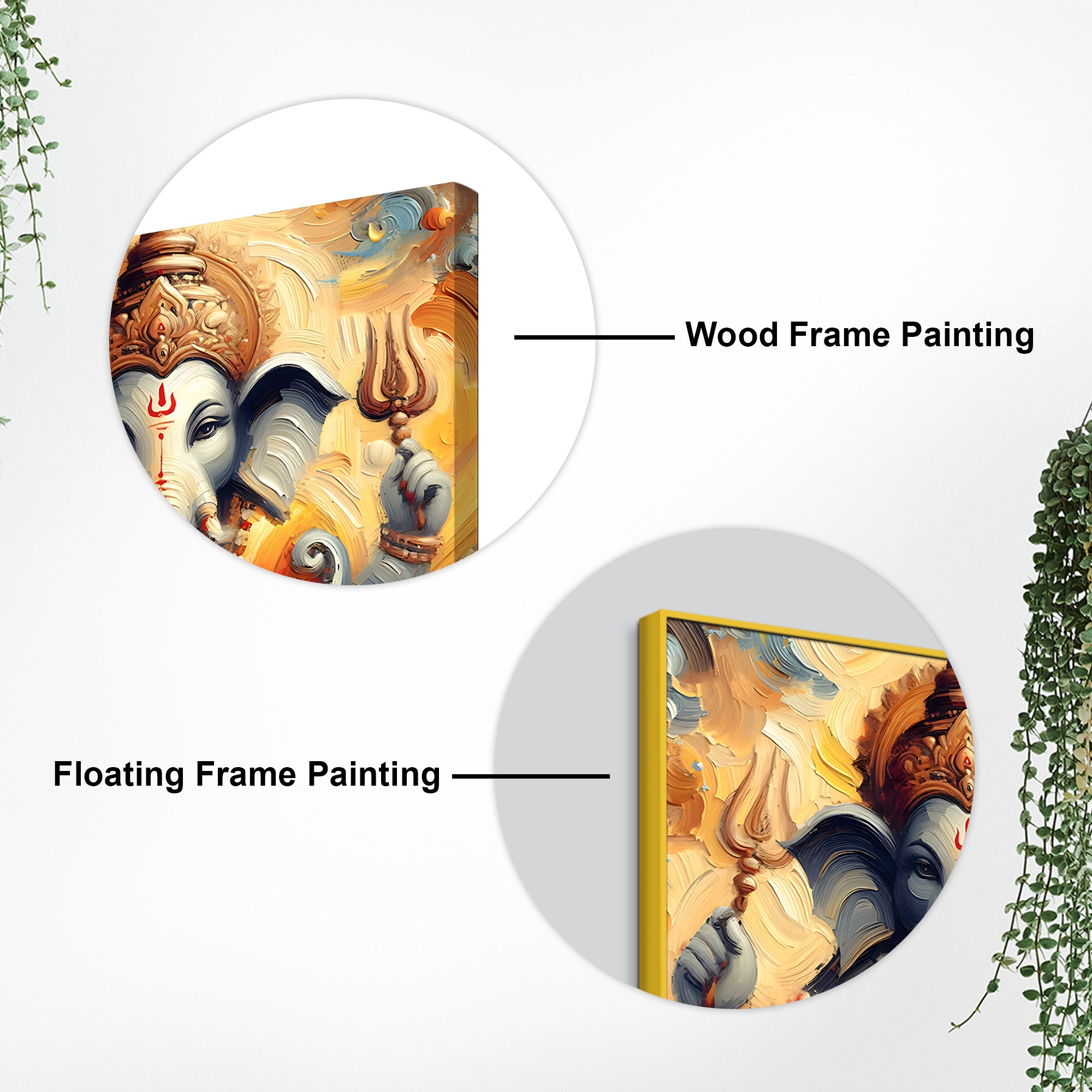 Spiritual Ganpati Home & Office Painting