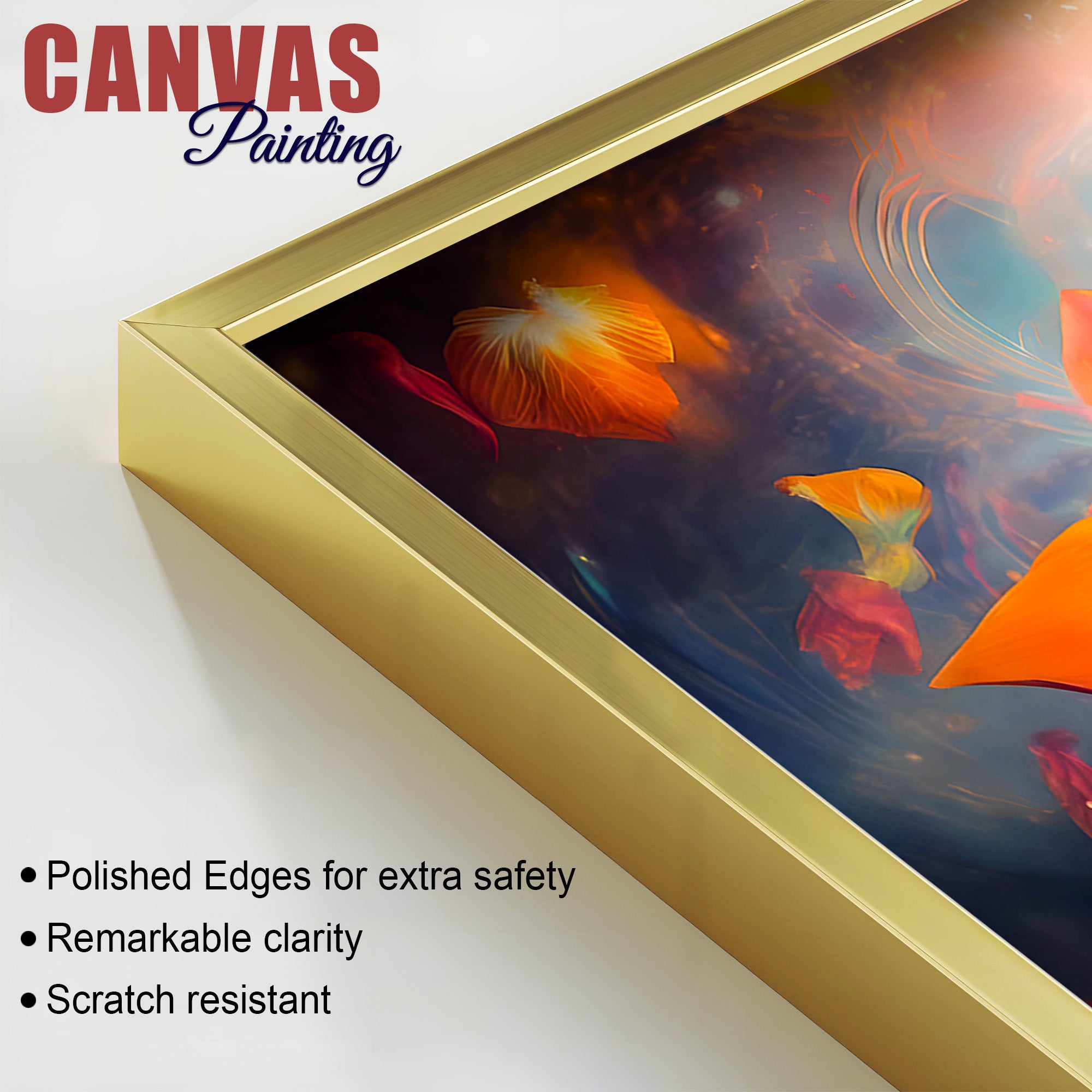 Spiritual Gautam Buddha Wall Painting for Living Spaces