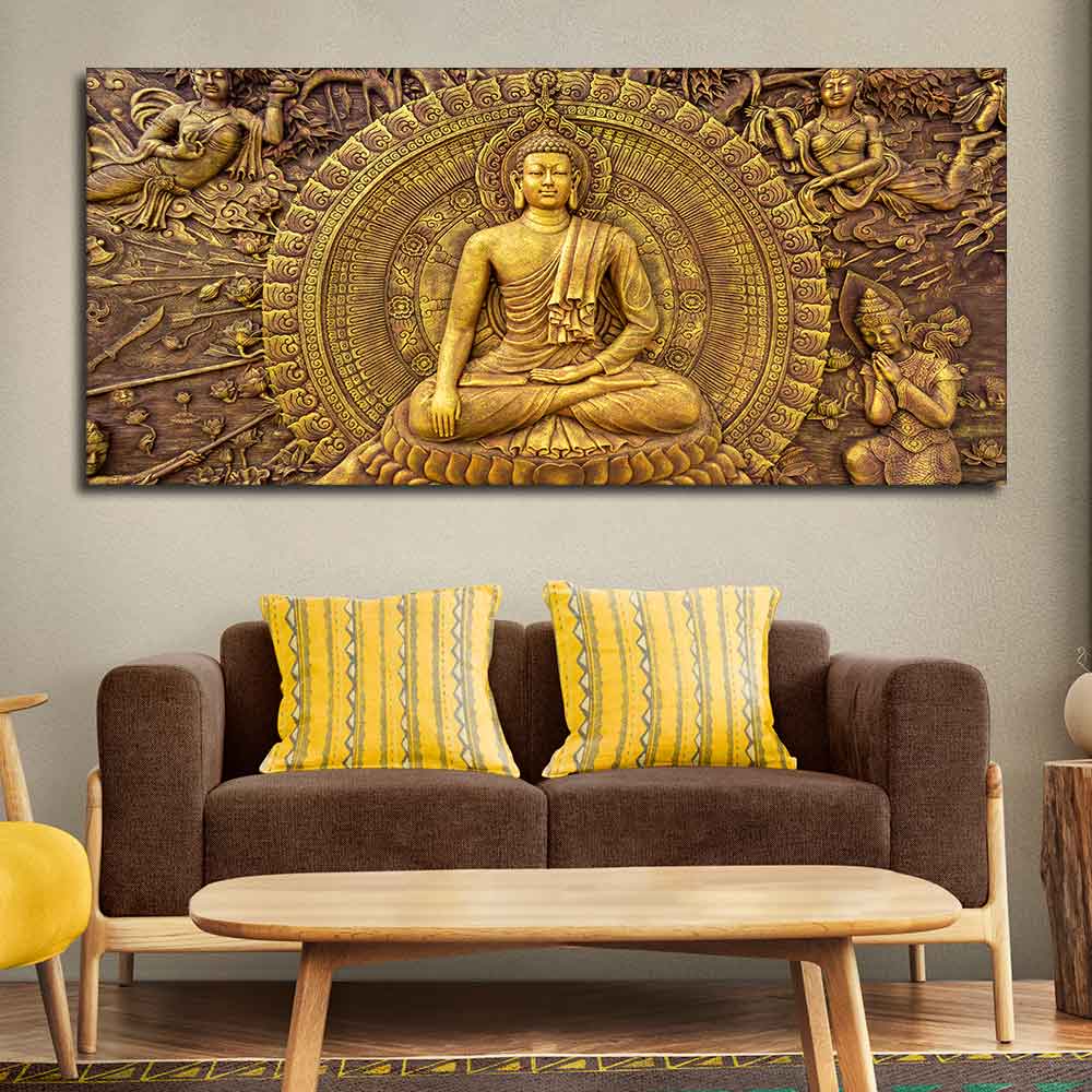Buddha Wall Painting Decor
