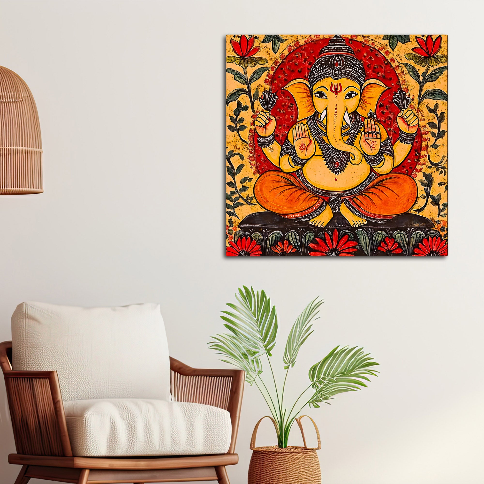 Spiritual Lord Ganesha Painting