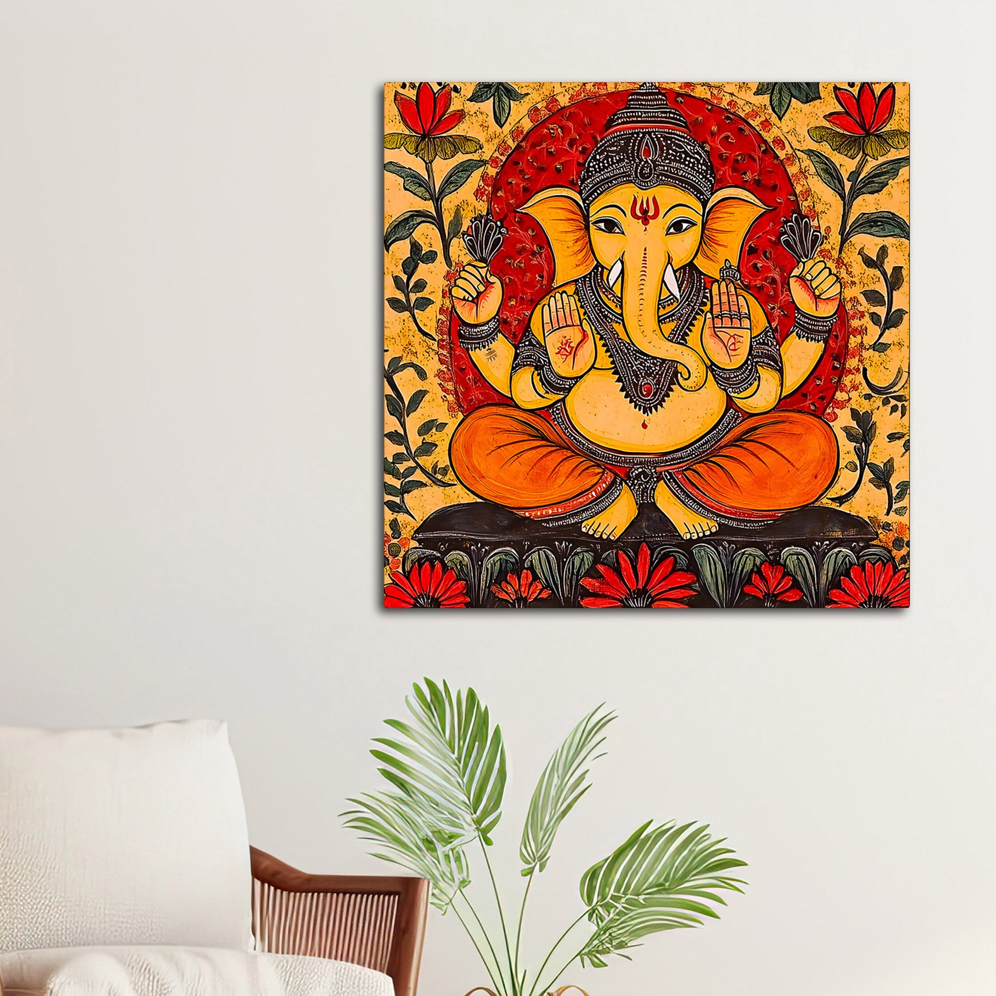 Spiritual Lord Ganesha Painting