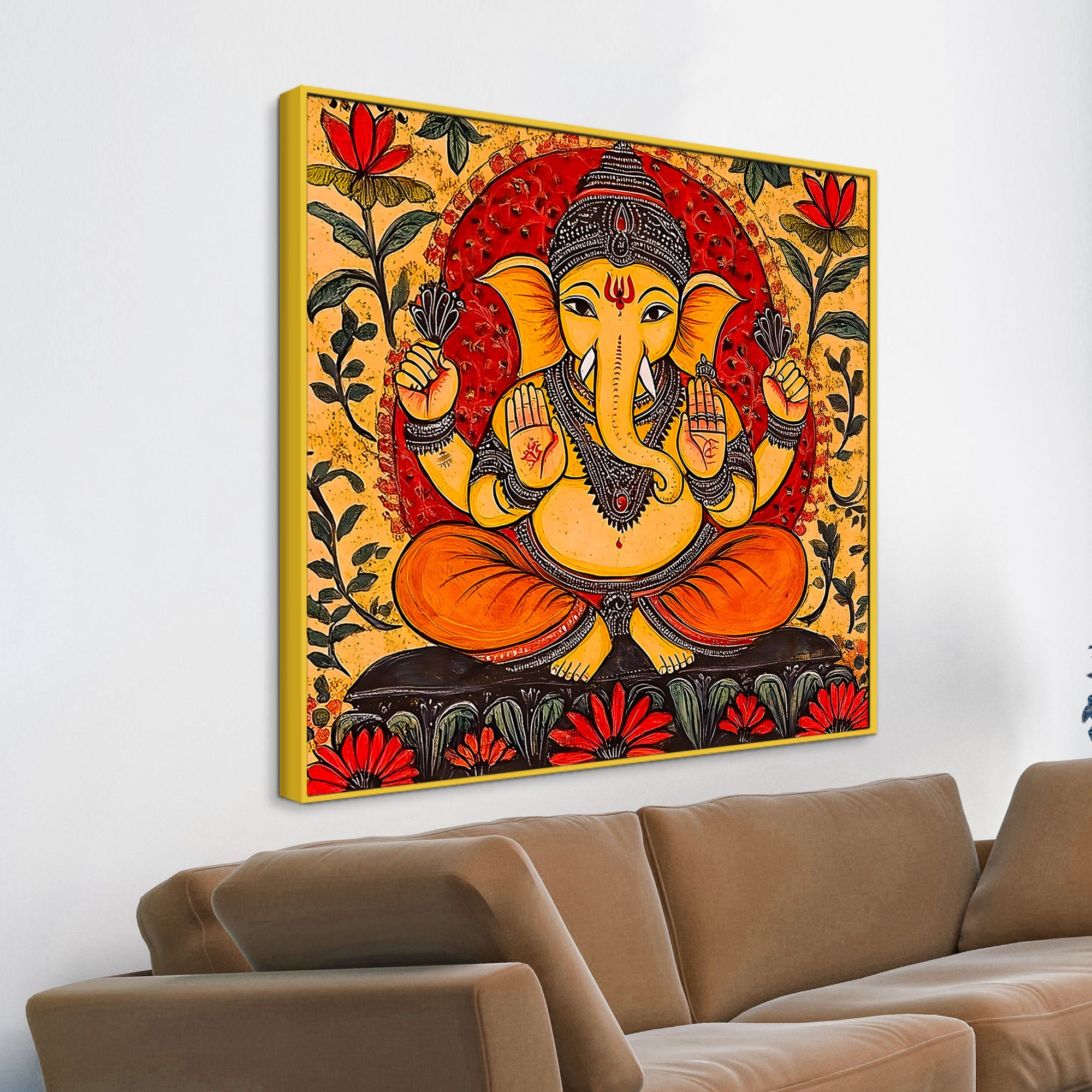 Spiritual Lord Ganesha Painting