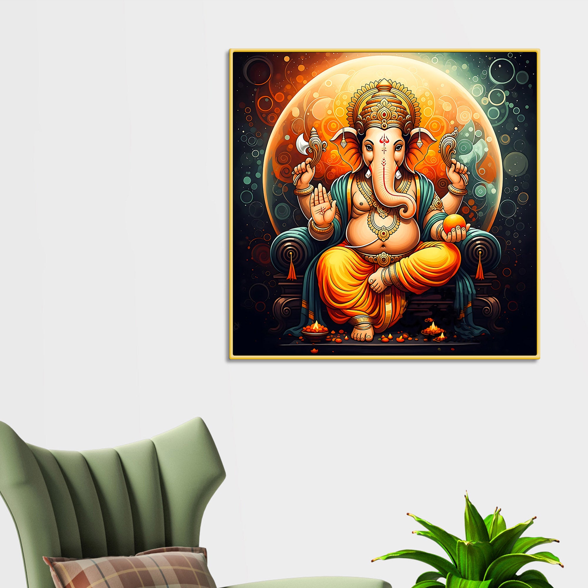 spiritual-lord-ganesha-wall-painting