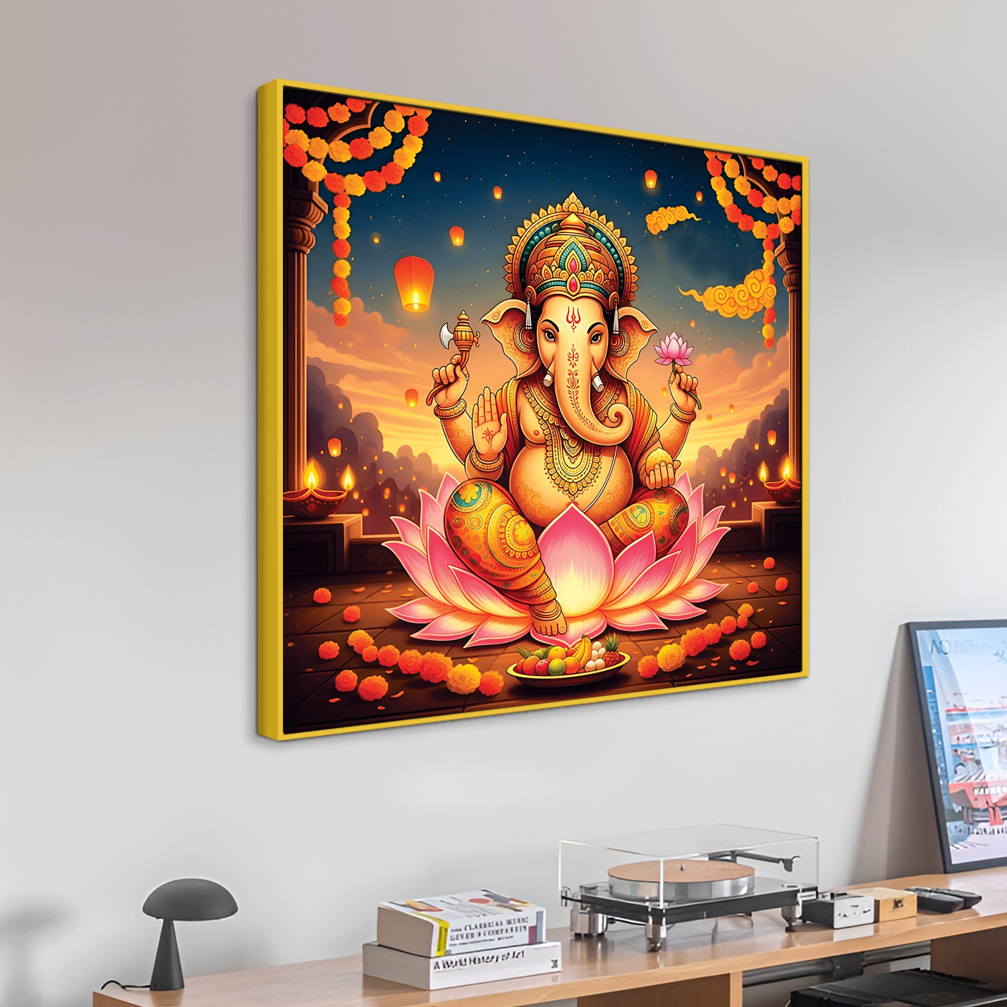 Spiritual Lord Ganpati Ji Painting