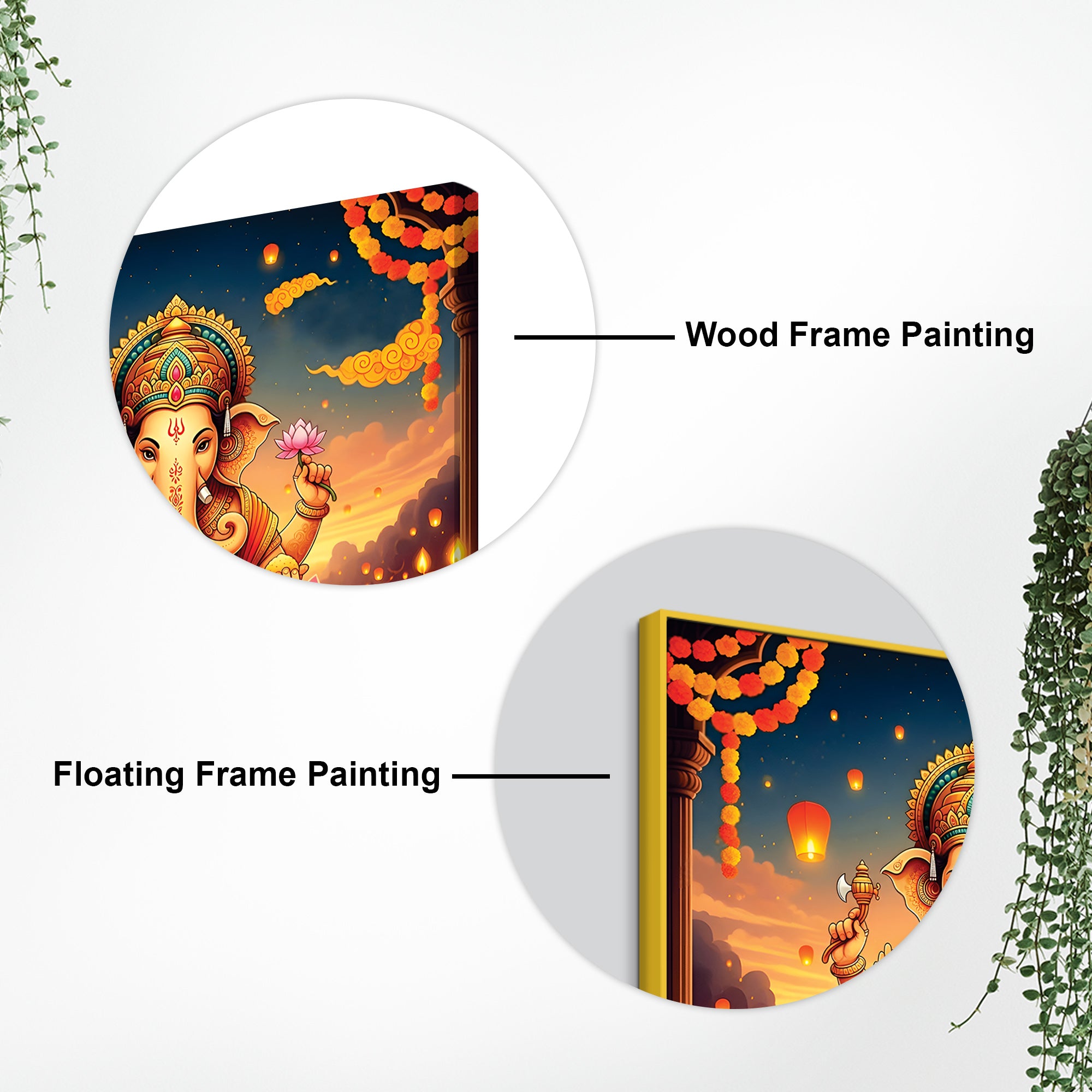 Spiritual Lord Ganpati Ji Painting