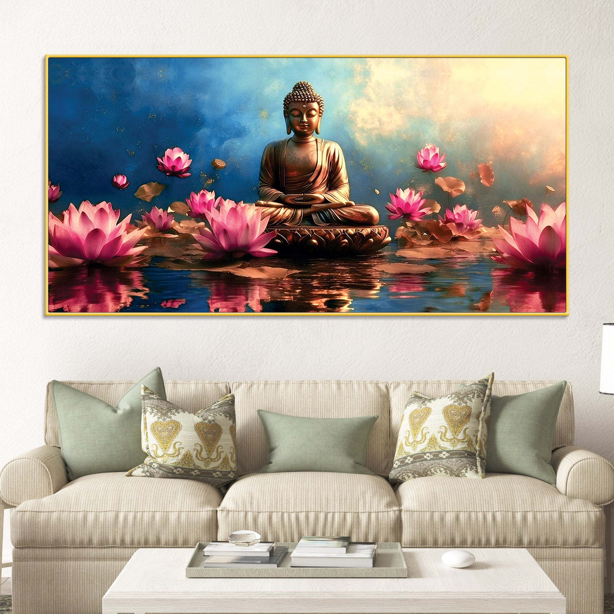 Spiritual Wall Buddha Painting for Decor