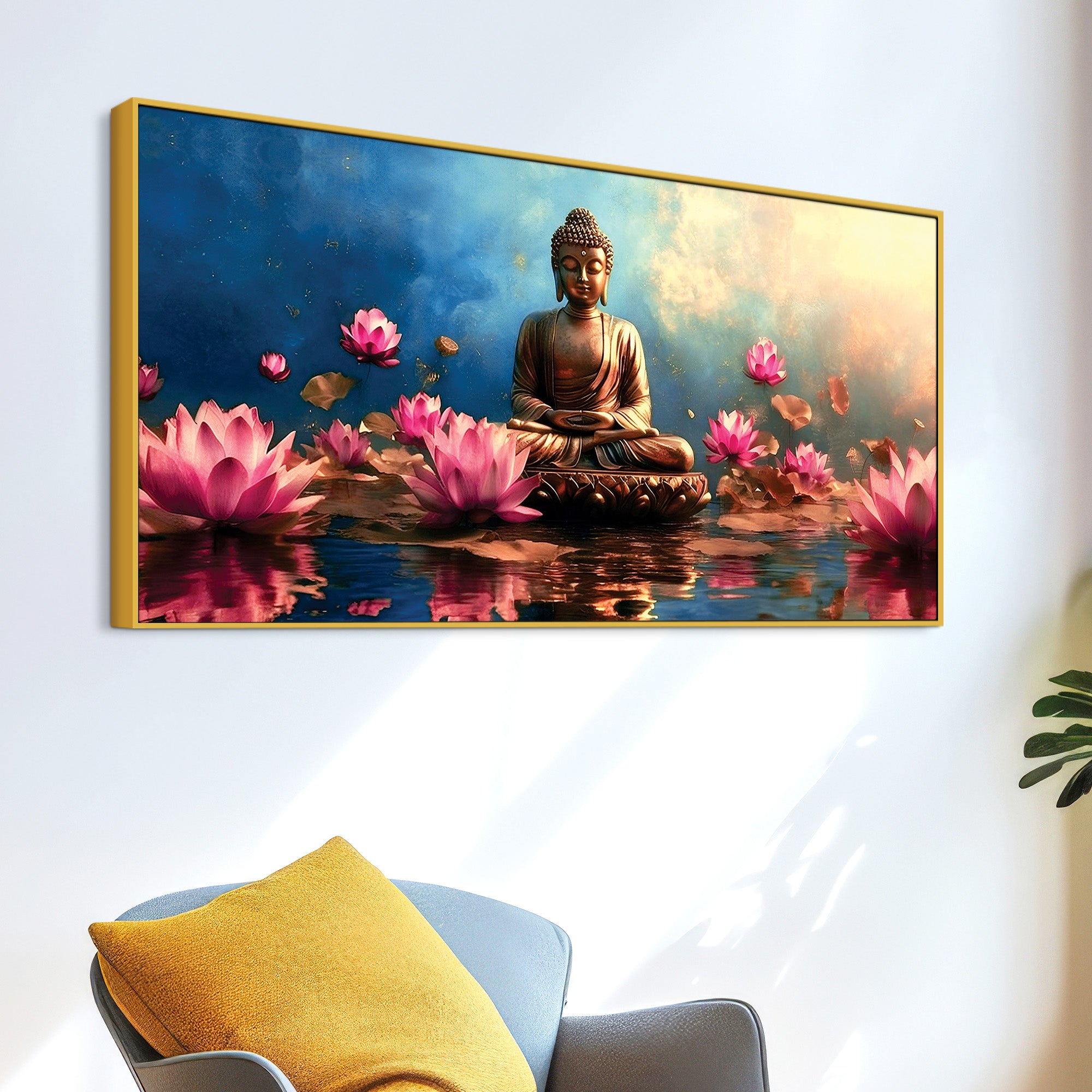Spiritual Wall Buddha Painting for Decor