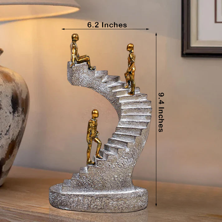 Stairway Your Growth Sculpture Artistic Table Decoration Showpiece