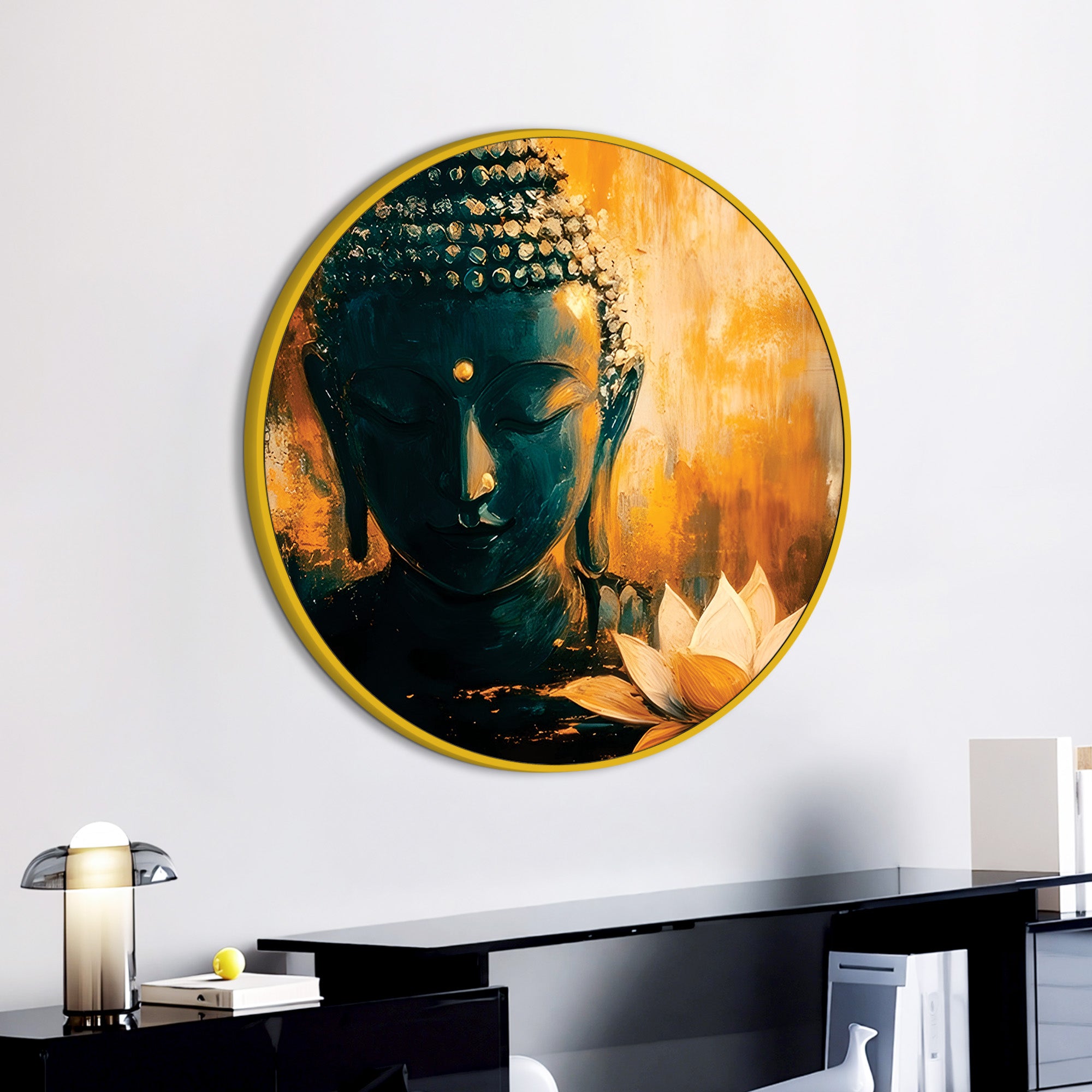 Stylish Buddha Spiritual Painting for Home & Office