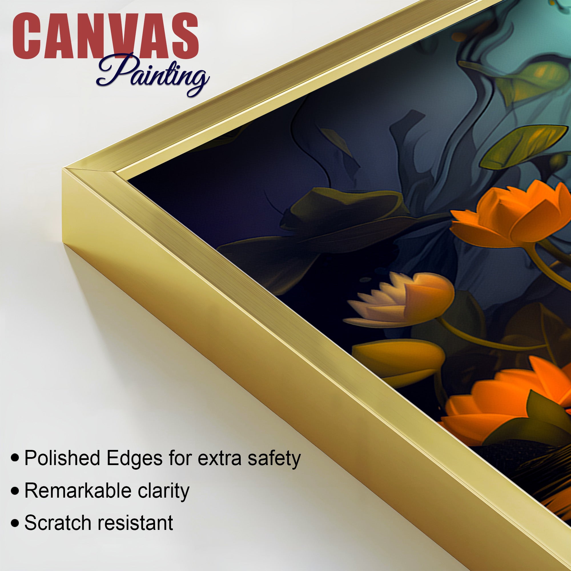 Stylish Luxury Buddha Canvas Painting for Home Decoration