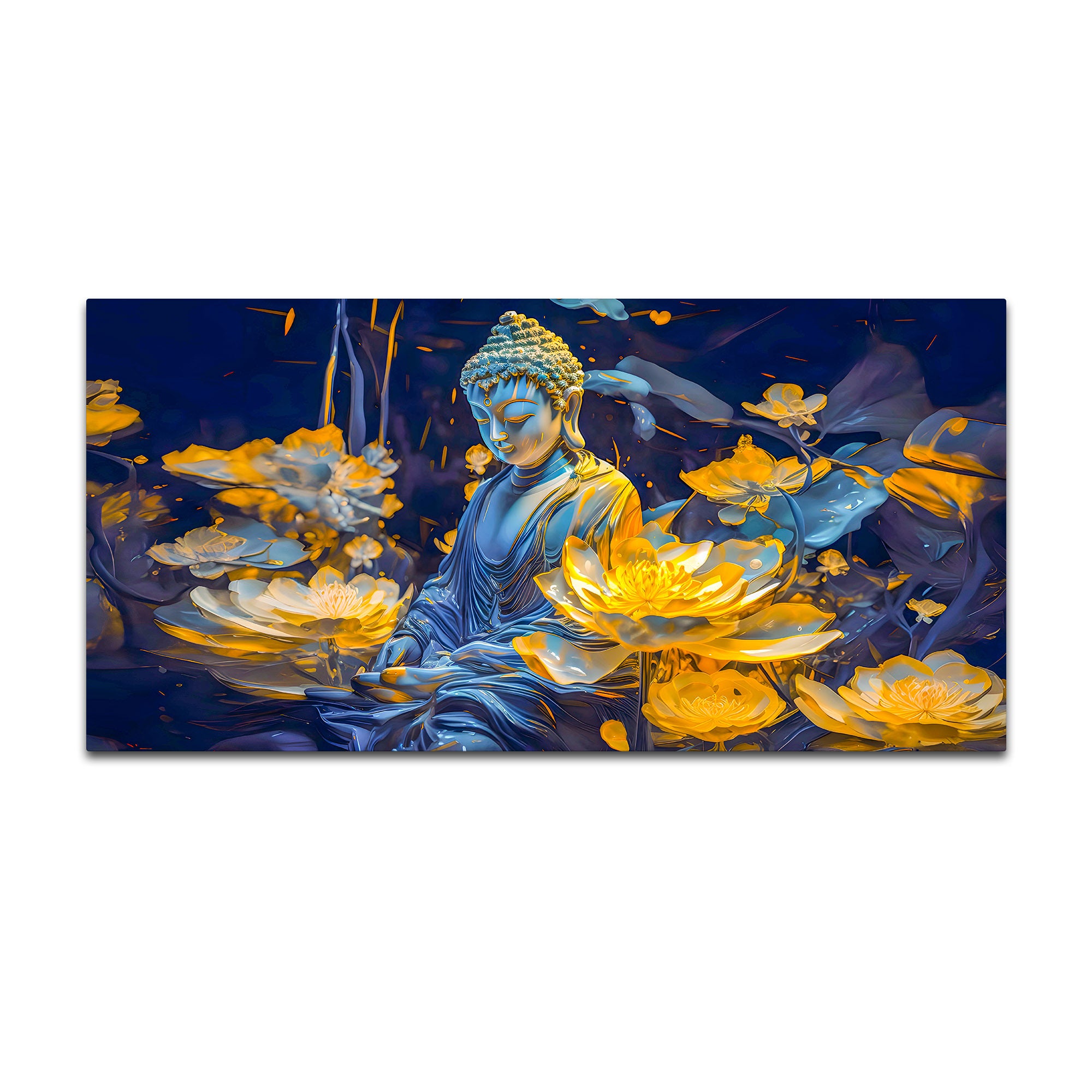 Stylish Luxury Buddha Wall Painting for Premium Interior Decor