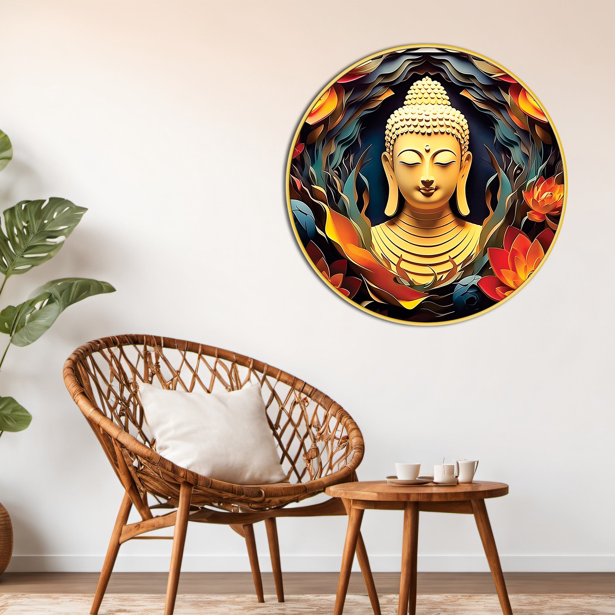 stylish-spiritual-buddha-home-wall-painting