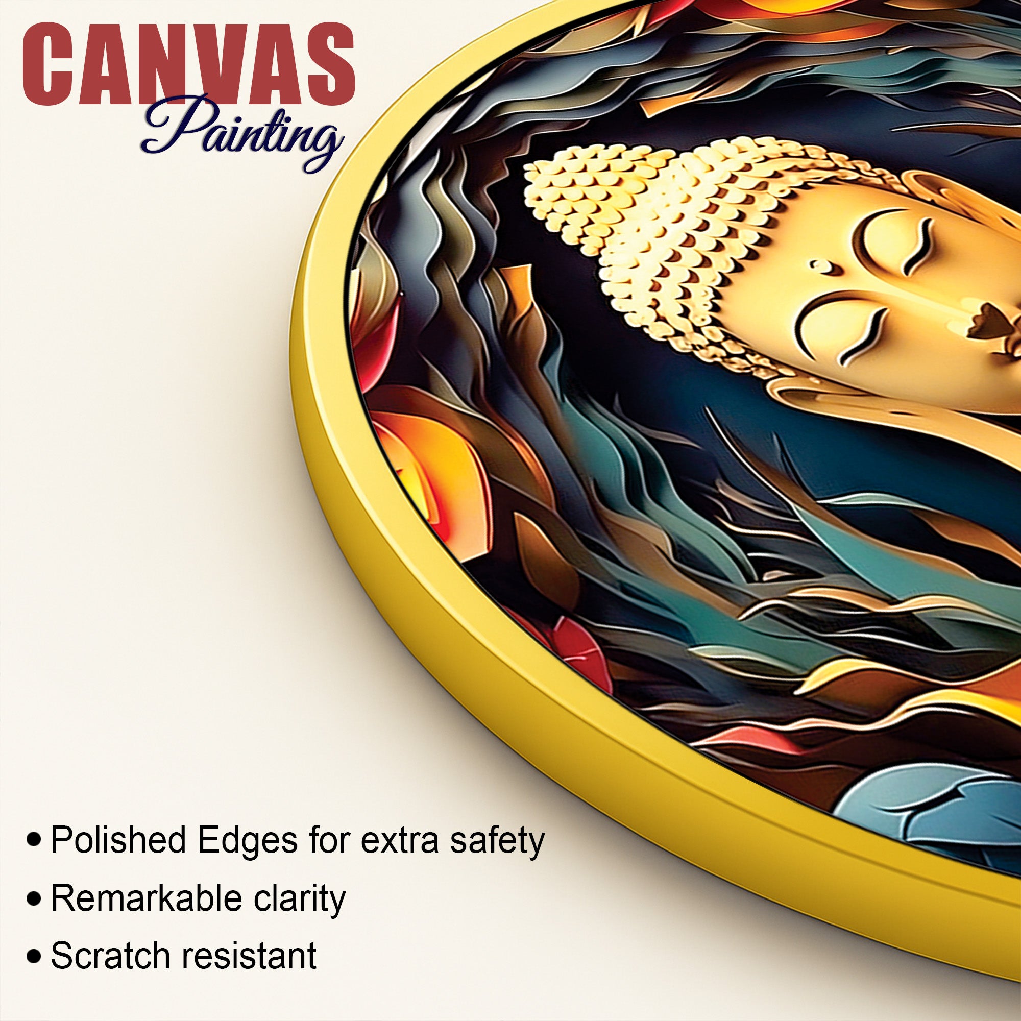 Stylish Spiritual Buddha Home Wall Painting