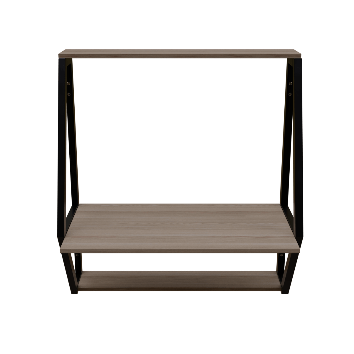 Stylish Wall Mounted Wooden Display Rack for Books & Desk Decor