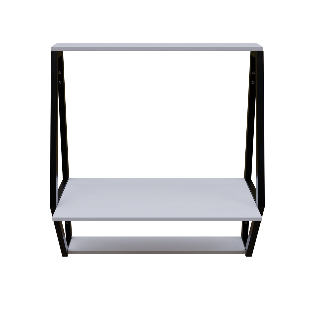 Stylish Wall Mounted Wooden Display Rack for Books & Desk Decor