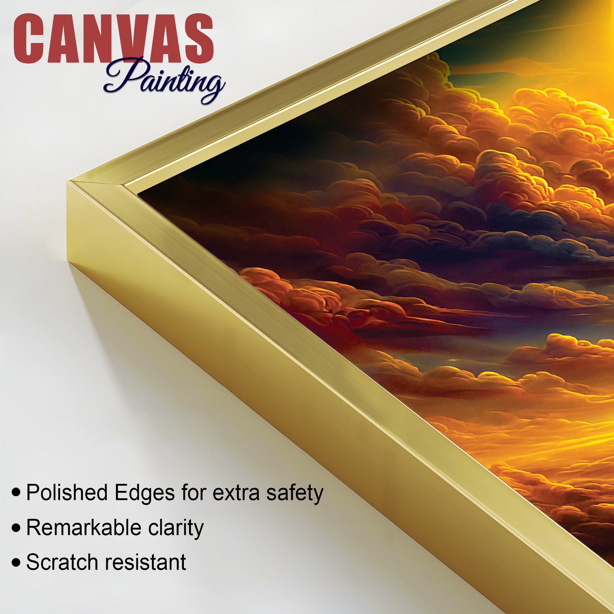 Surya Dev Golden Chariot Premium Wall Painting