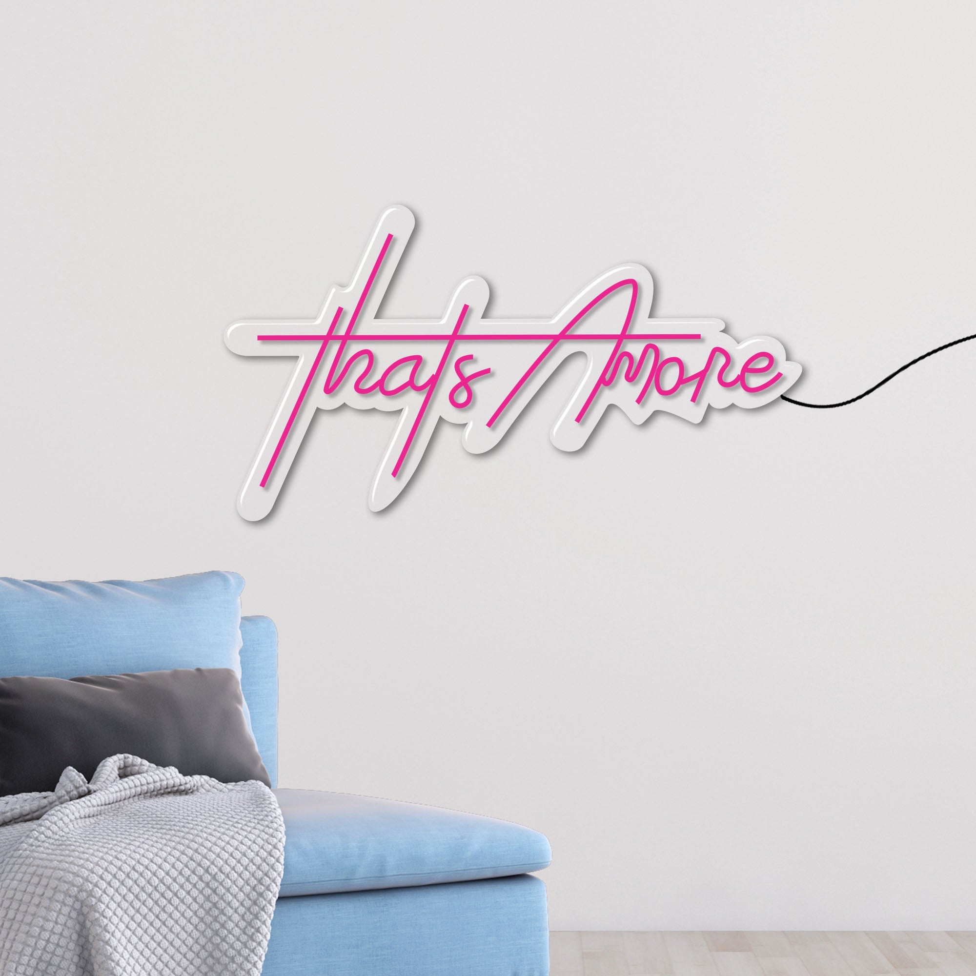 That’s A More Text Neon Sign LED Light