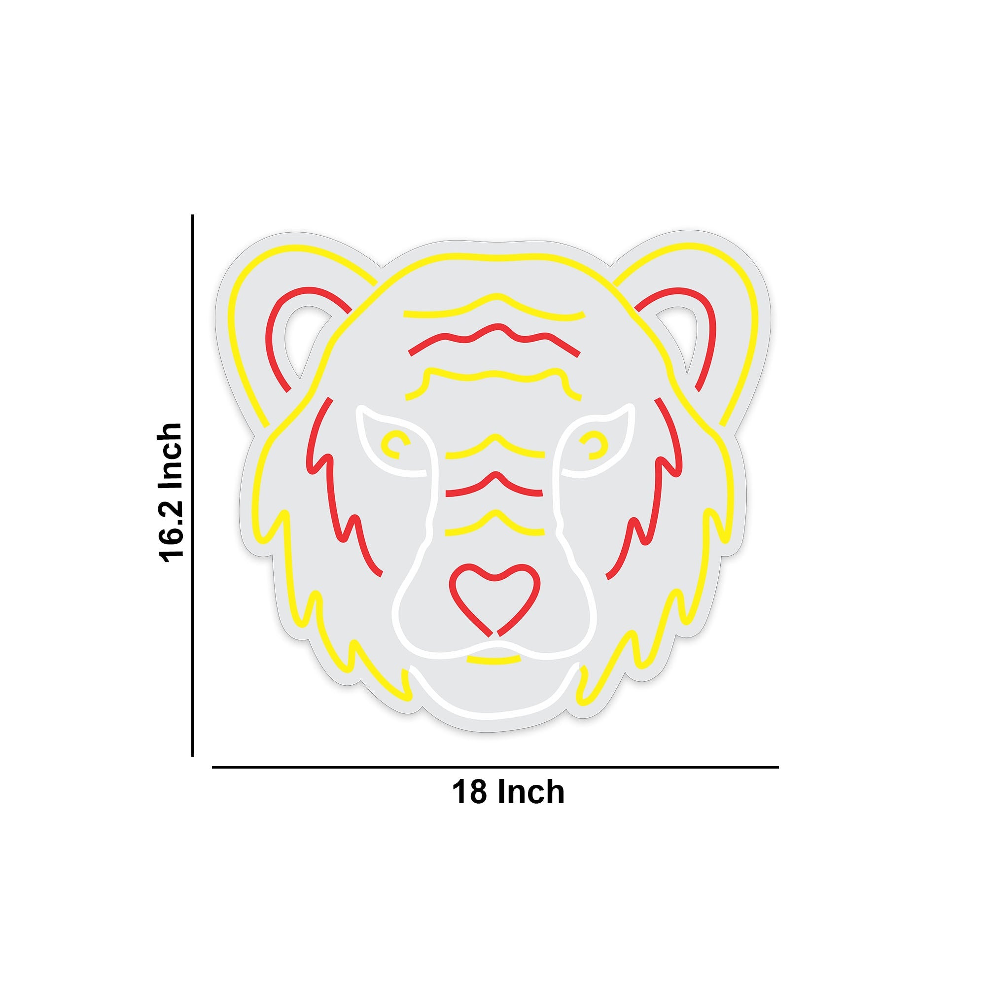 Tiger Face Neon Sign LED Light