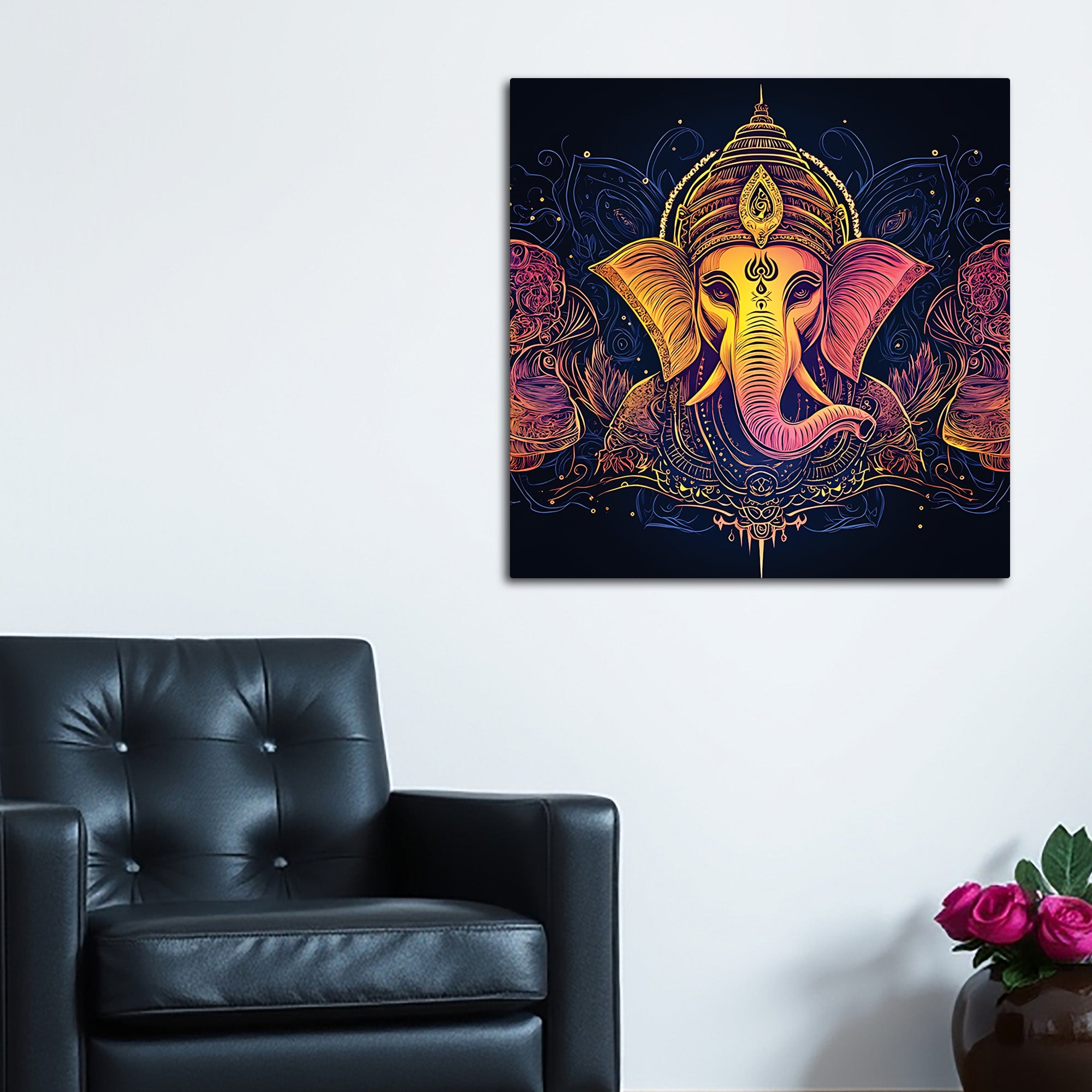 Traditional Ganesh Ji Wall Painting