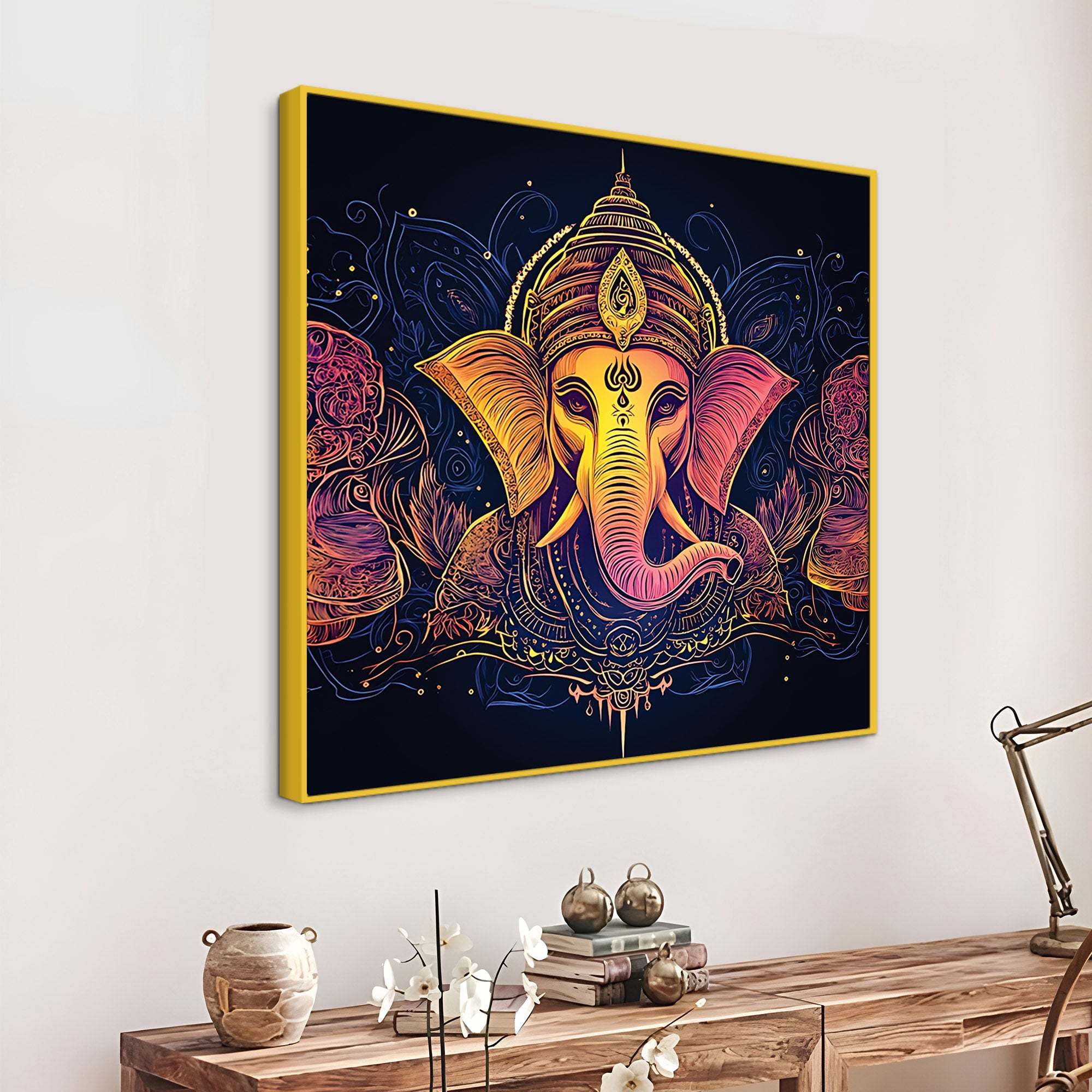 Traditional Ganesh Ji Wall Painting